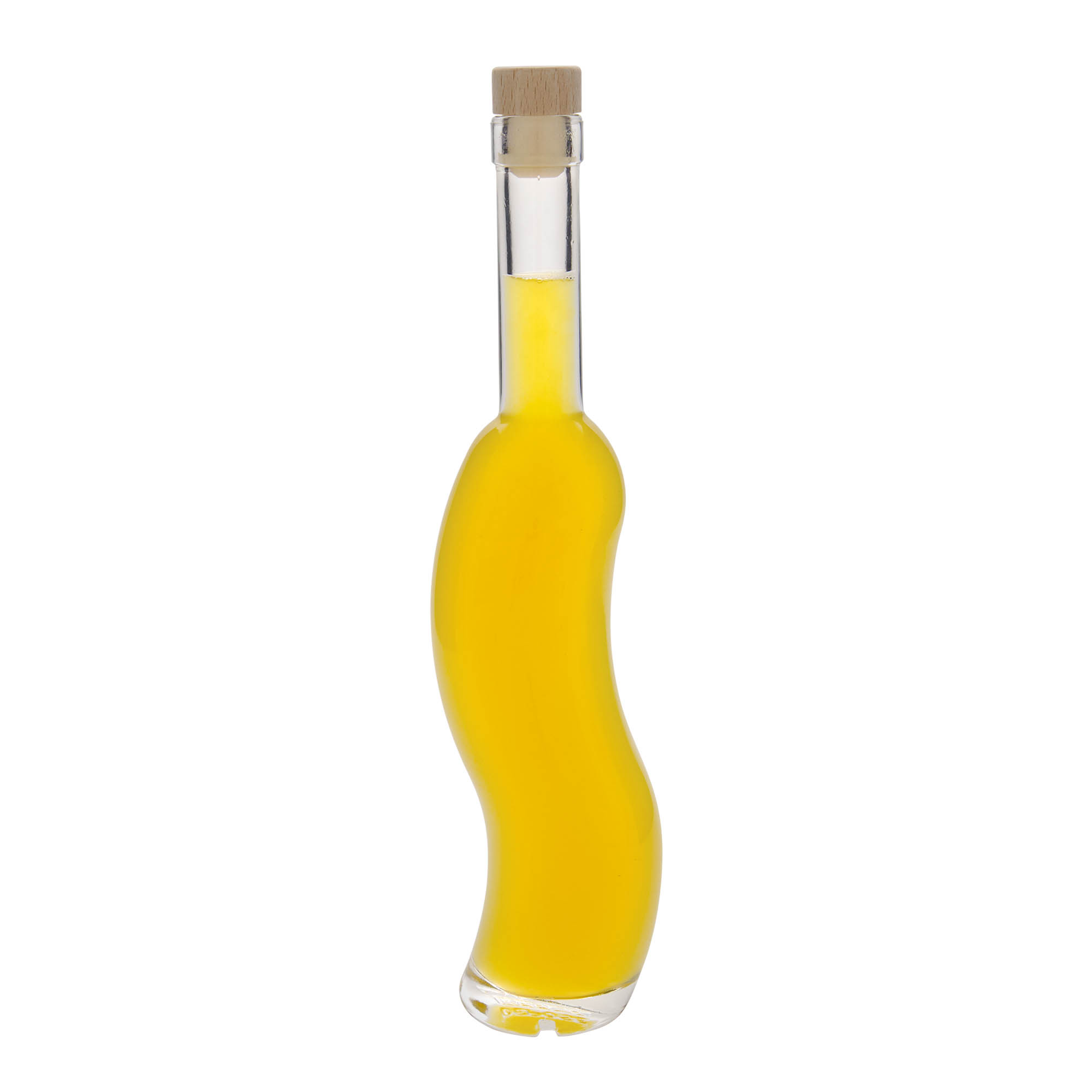 350 ml staklena boca 'La-Ola', polukružna, grlo: plutanje