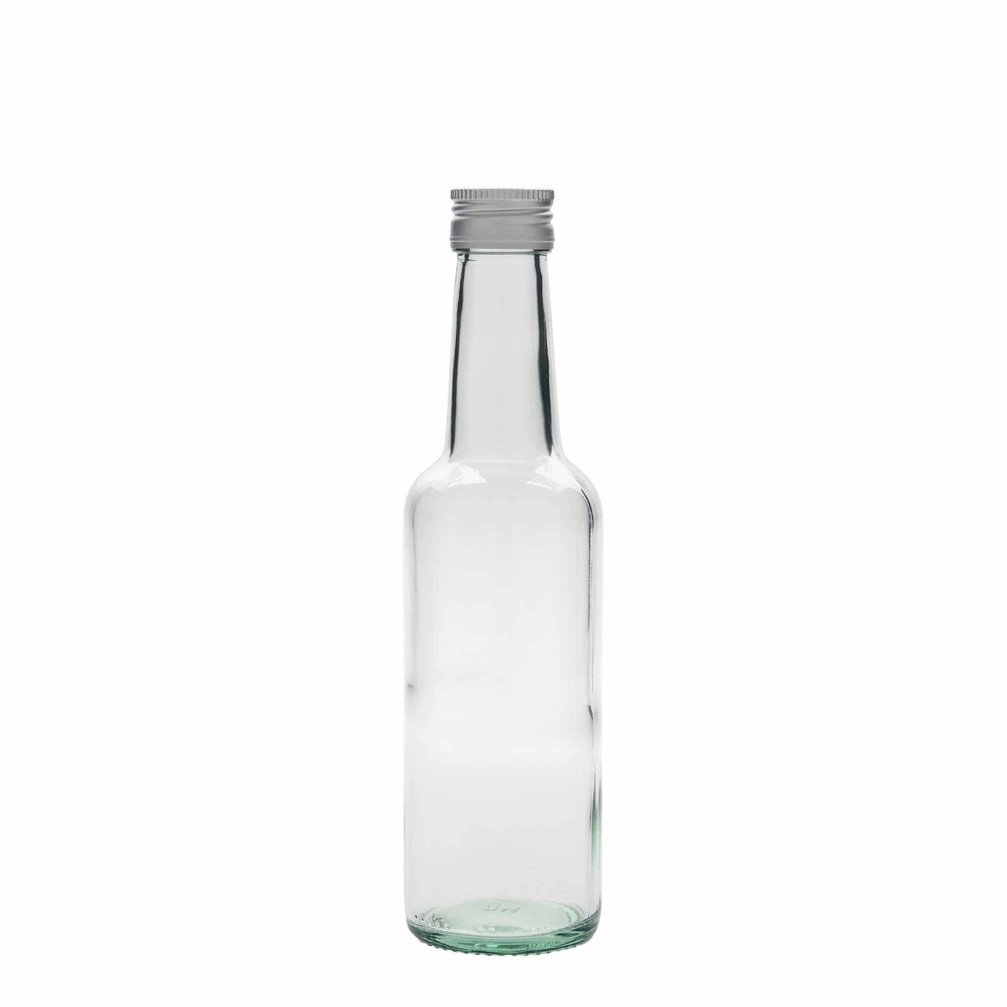 Staklena flaša sa ravnim vratom 250 ml, otvor: PP 28
