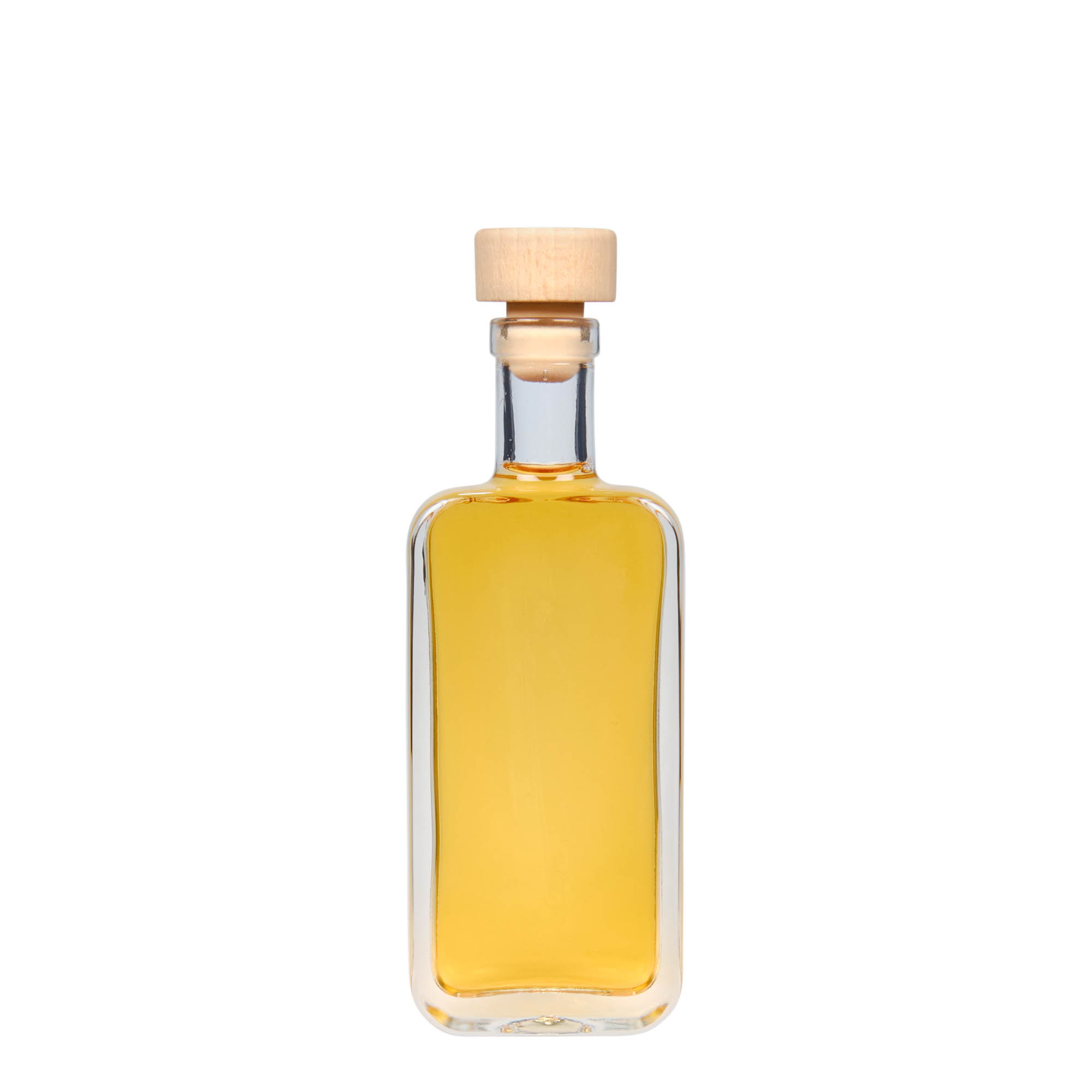 100 ml staklena boca 'Nice', pravougaona, otvor: pluta
