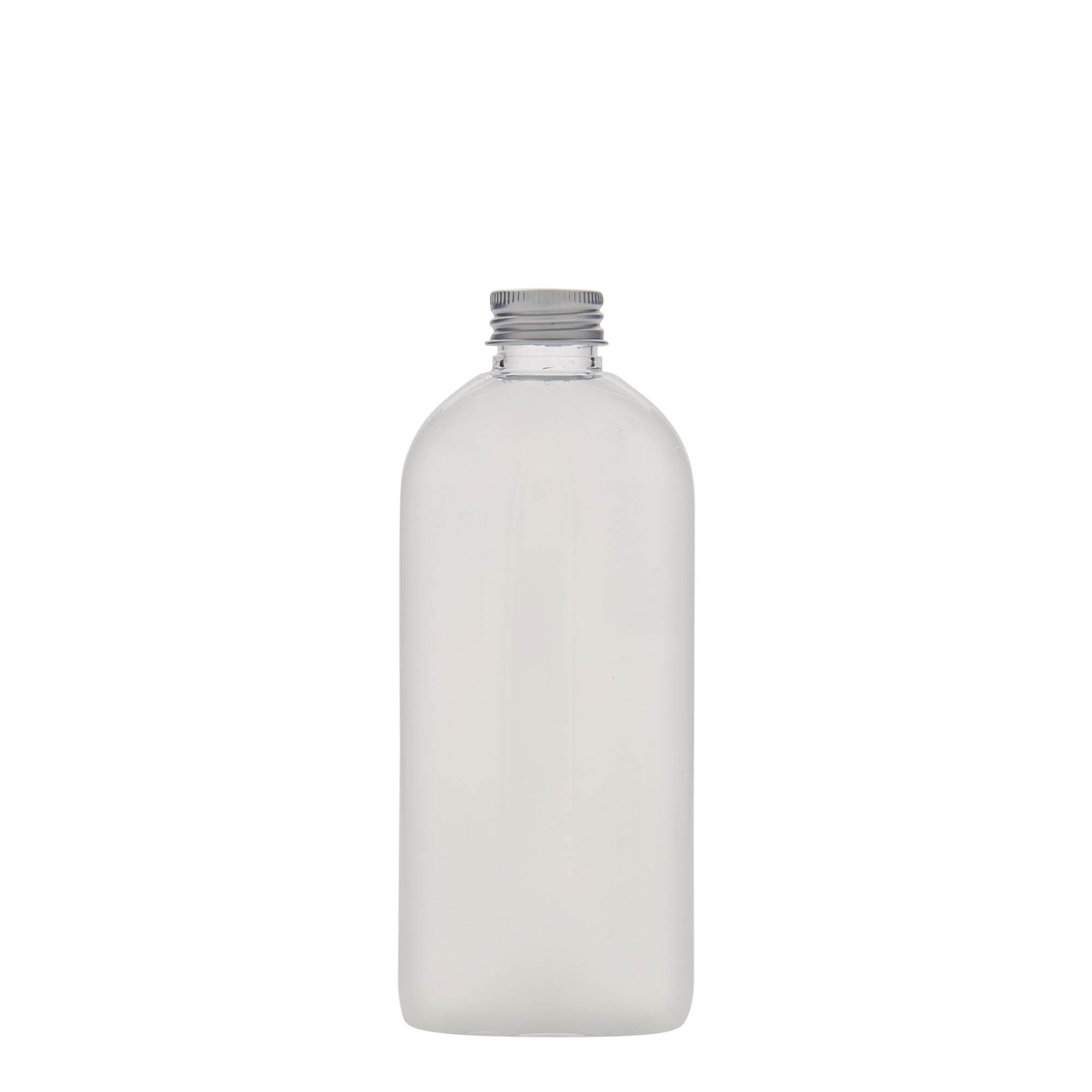250 ml PET-boca „Iris“, ovalna, plastika, grlo: 24/410