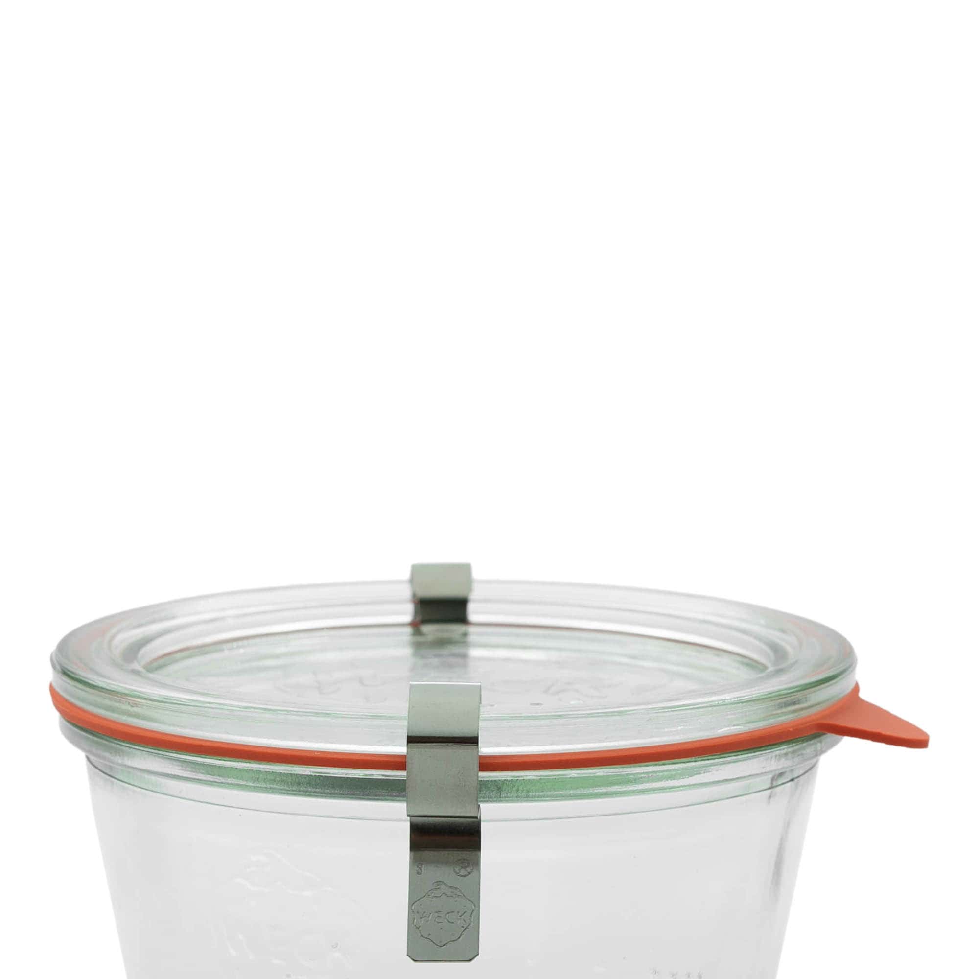 WECK-klipsa #, nehrđajući čelik, srebrna