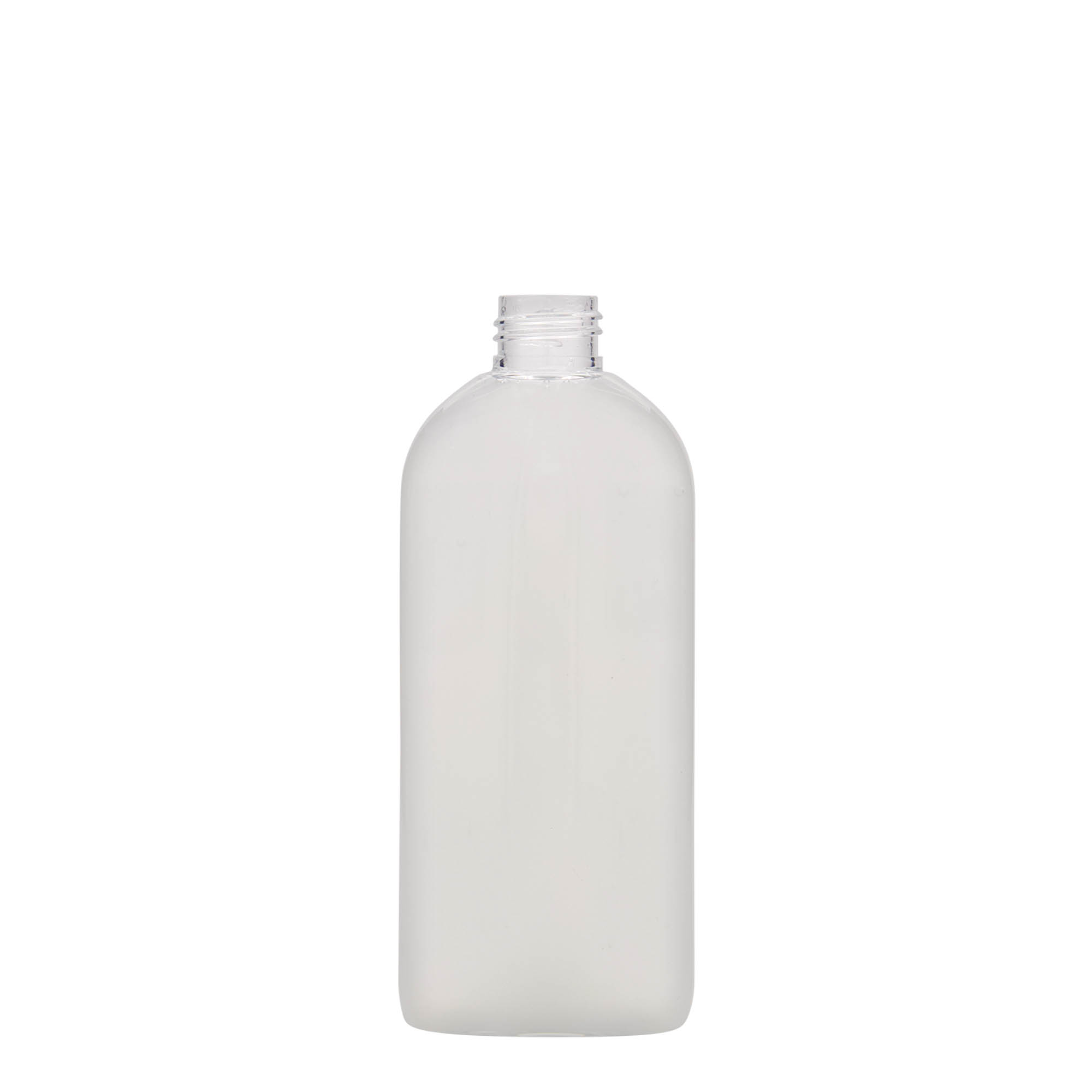 250 ml PET-boca „Iris“, ovalna, plastika, grlo: 24/410