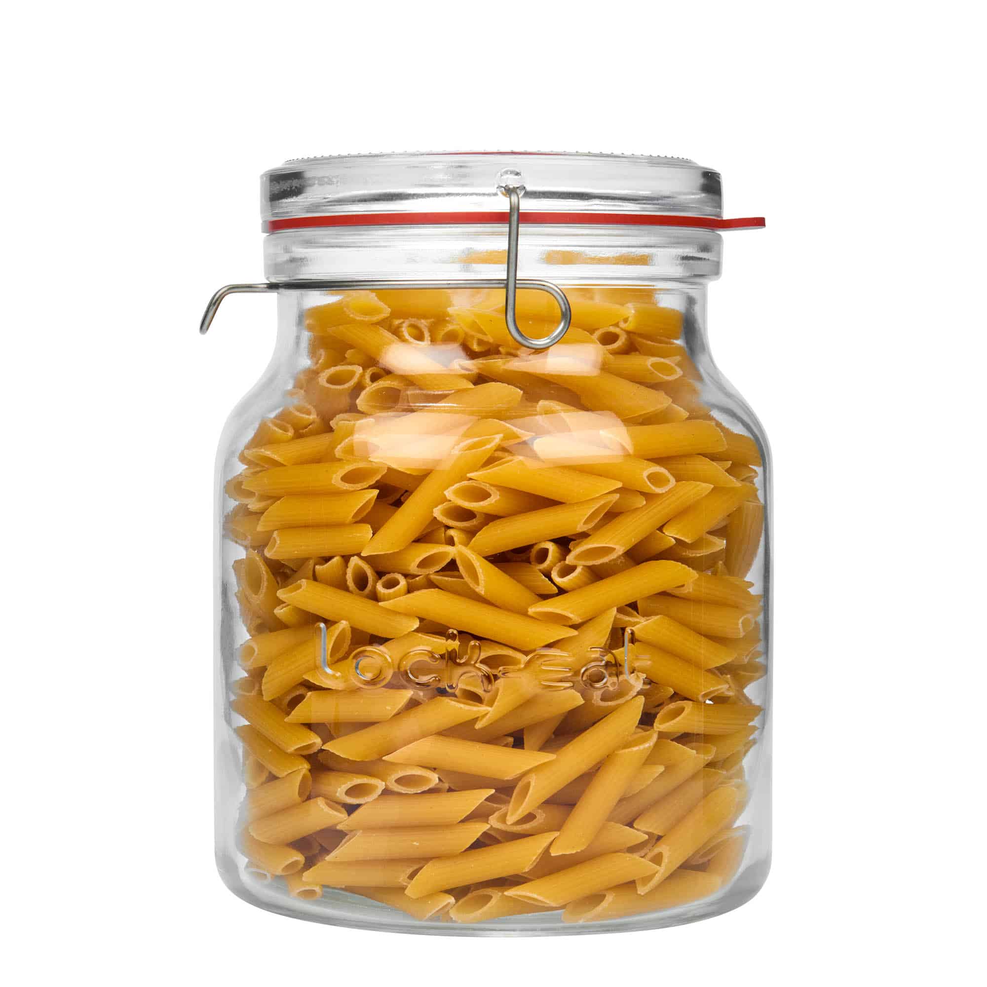 2.000 ml staklena tegla sa žičanim zatvaračem „Lock-Eat“, otvor: žičani zatvarač
