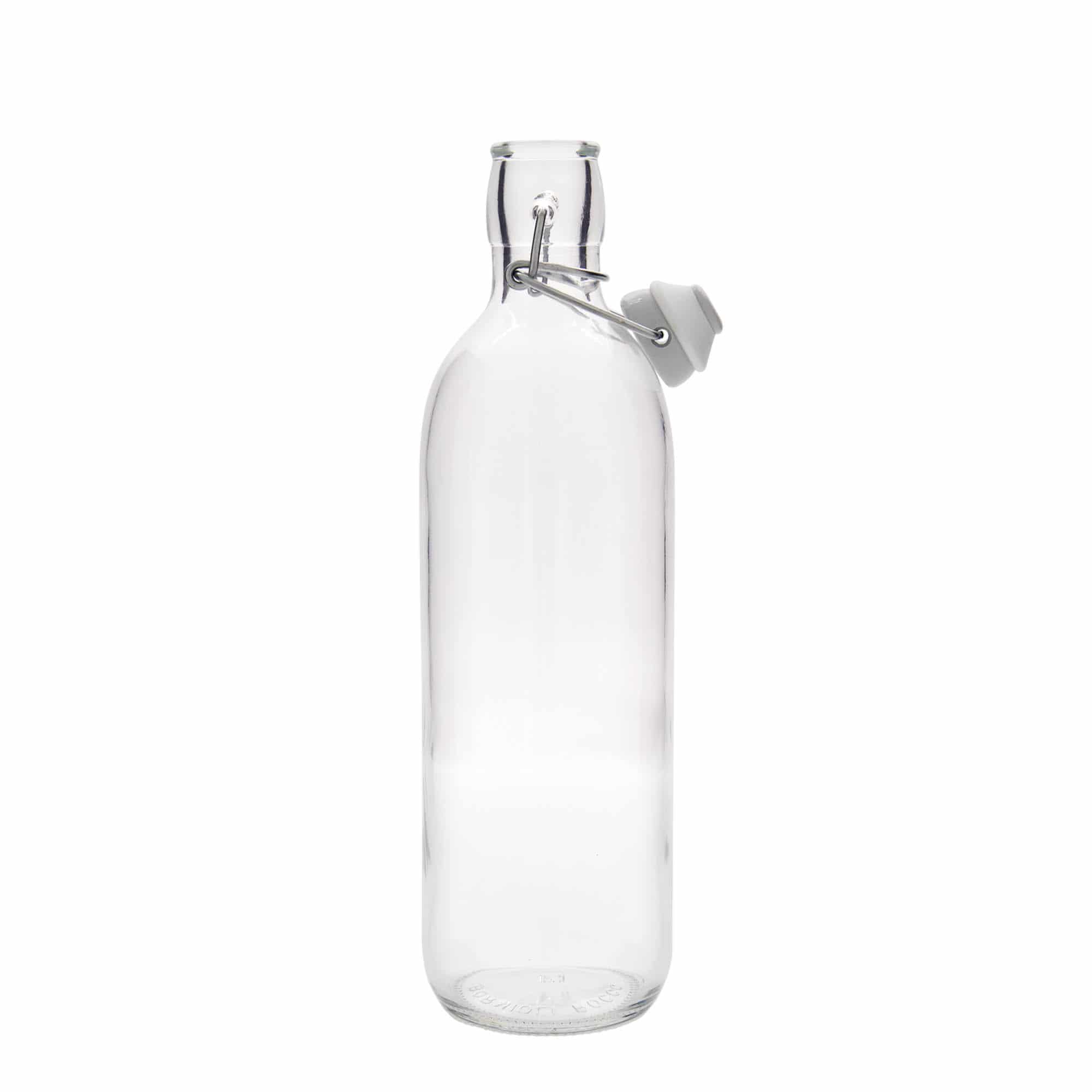 Staklena flaša 1.000 ml 'Emilia', otvor: Zatvarač sa žicom Staklena flaša 1.000 ml 'Emilia', otvor: Zatvarač sa žicom