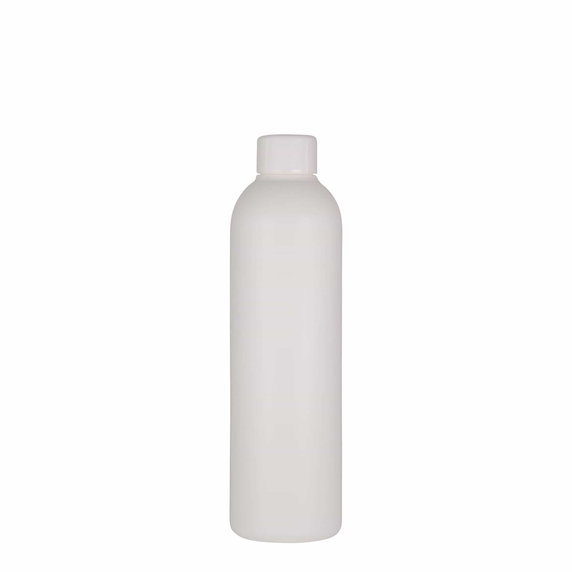 250 ml plastična boca 'Tuffy', HDPE, bijela, grlo: 24/410