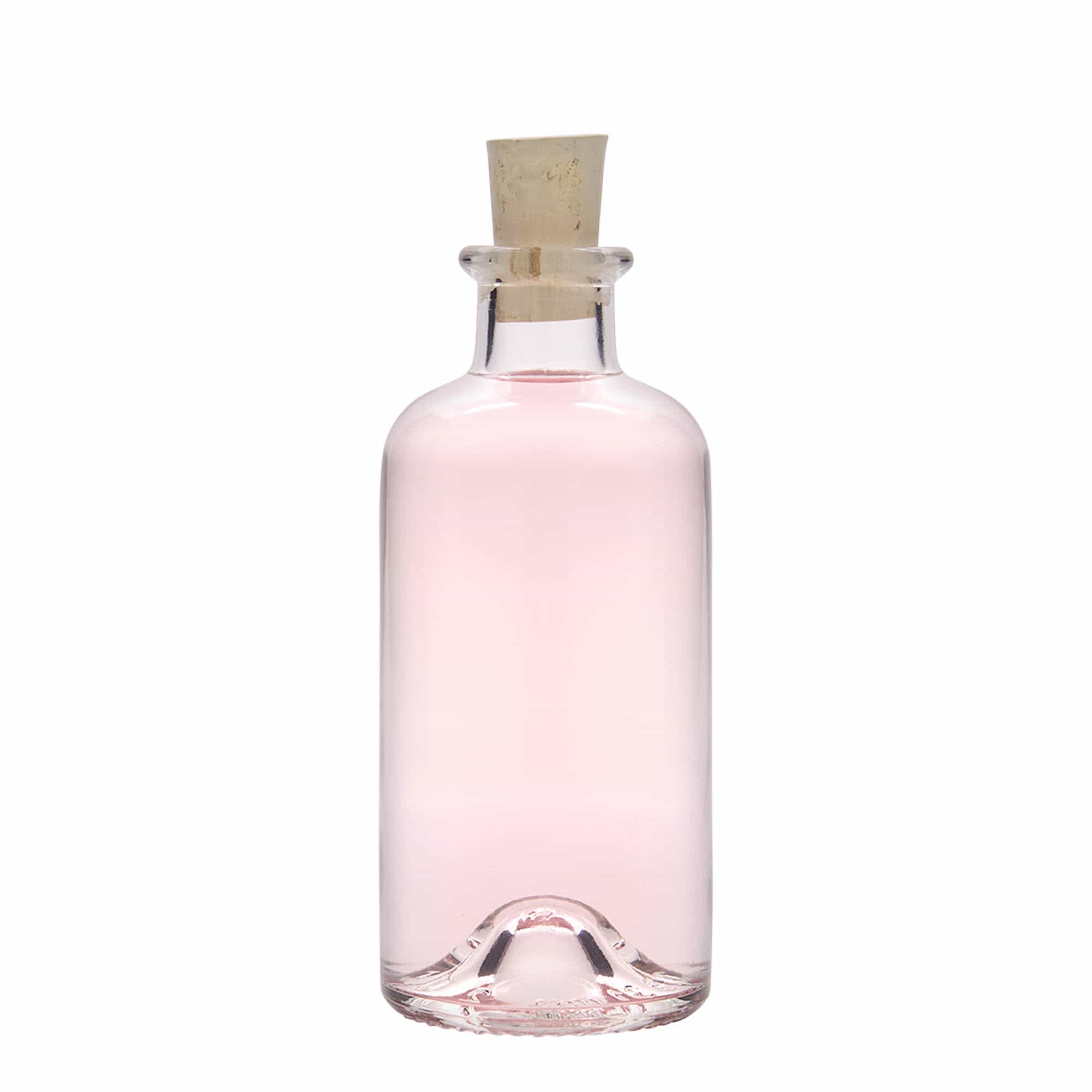 Staklena apotekarska flaša 200 ml, otvor: Pluto