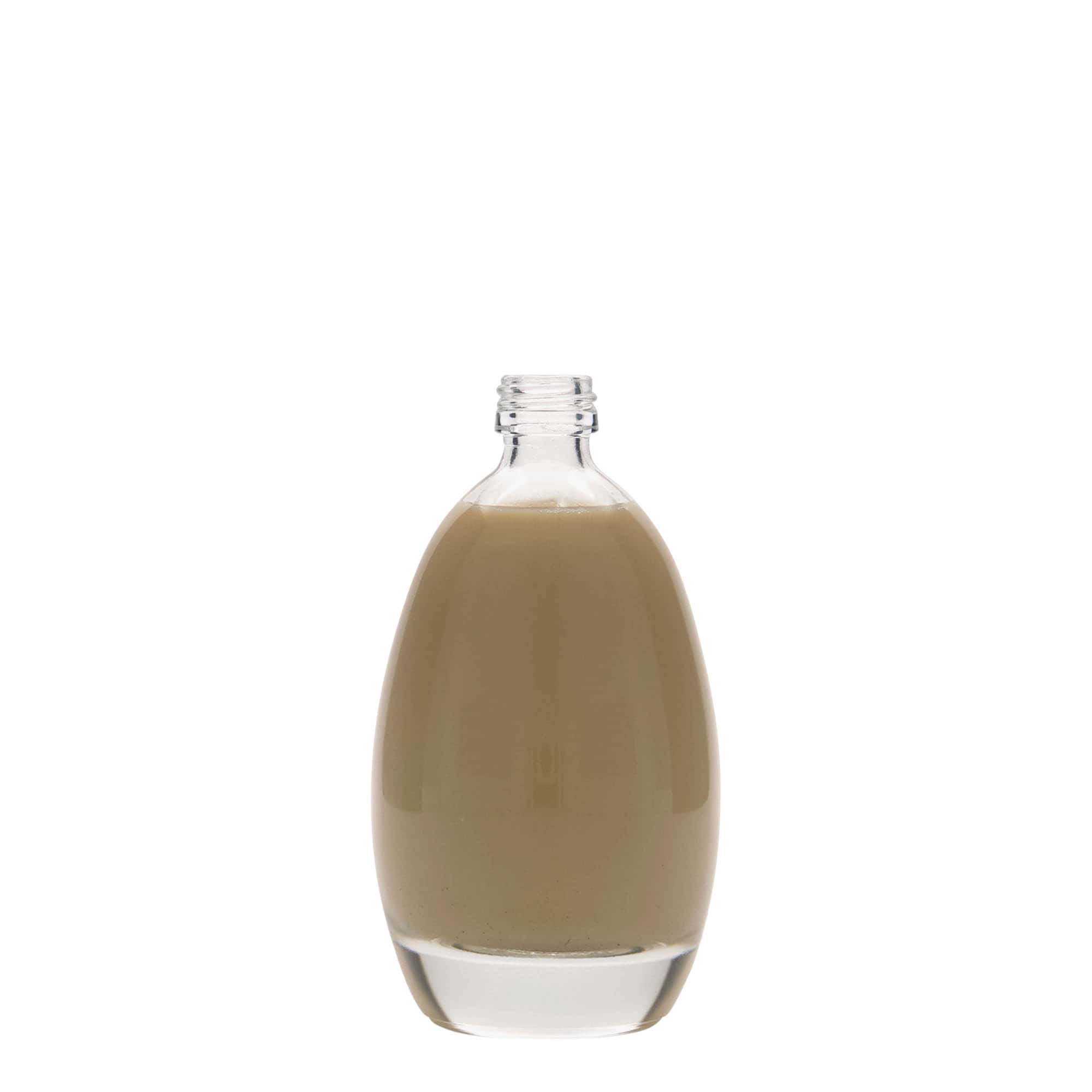 100 ml staklena bočica „Jaje“, grlo: PP 18