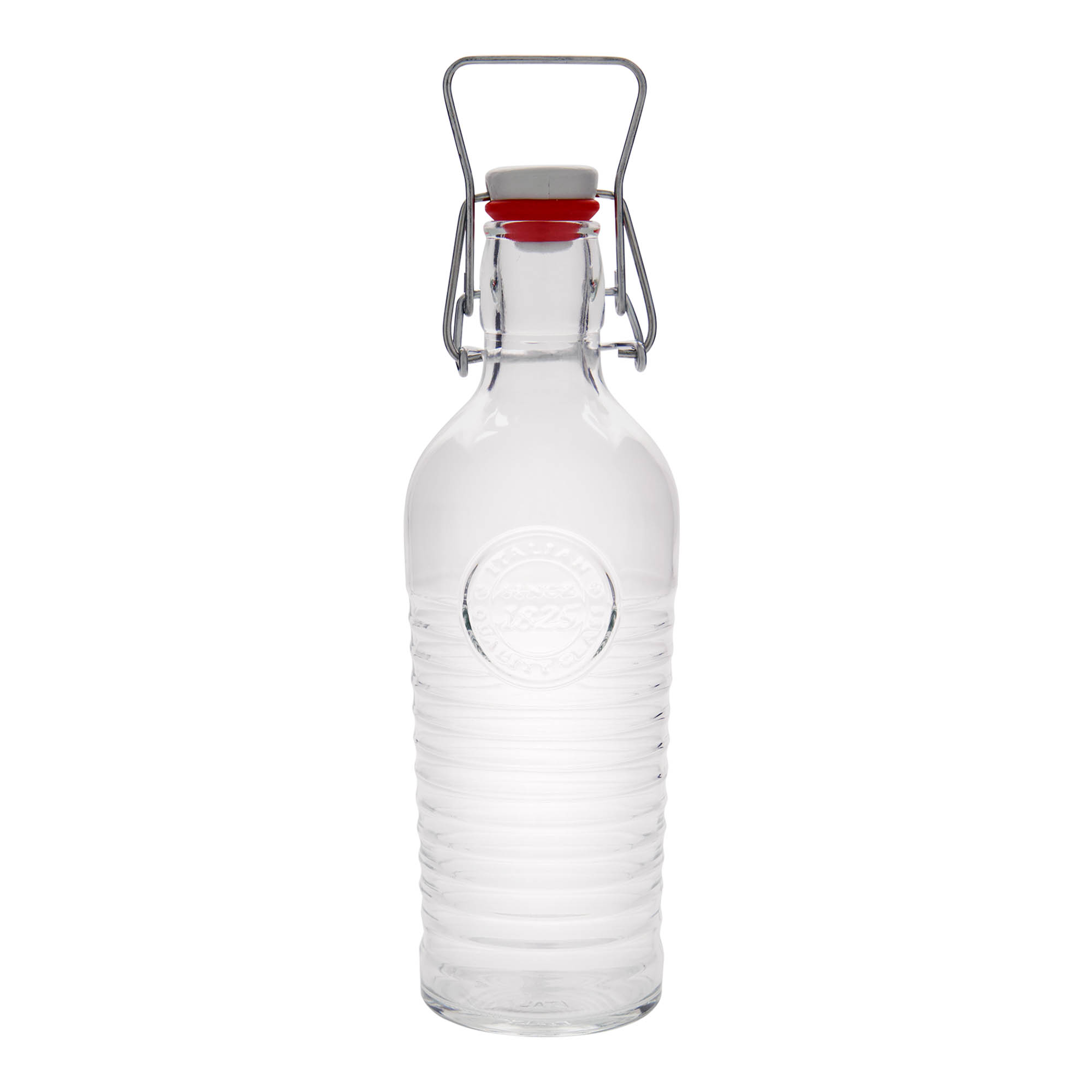 750 ml staklena boca 'Officina 1825', grlo: zatvarač s kopčom 750 ml staklena boca 'Officina 1825', grlo: zatvarač s kopčom