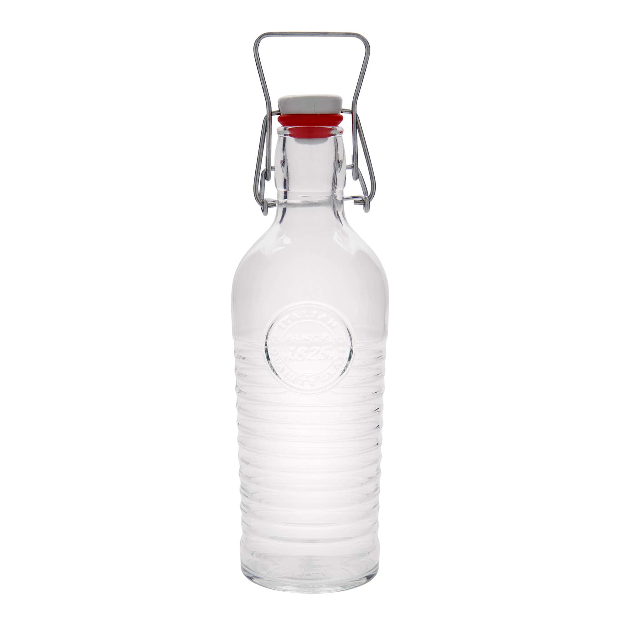 750 ml staklena boca „Officina 1825“, grlo: zatvarač s kopčom