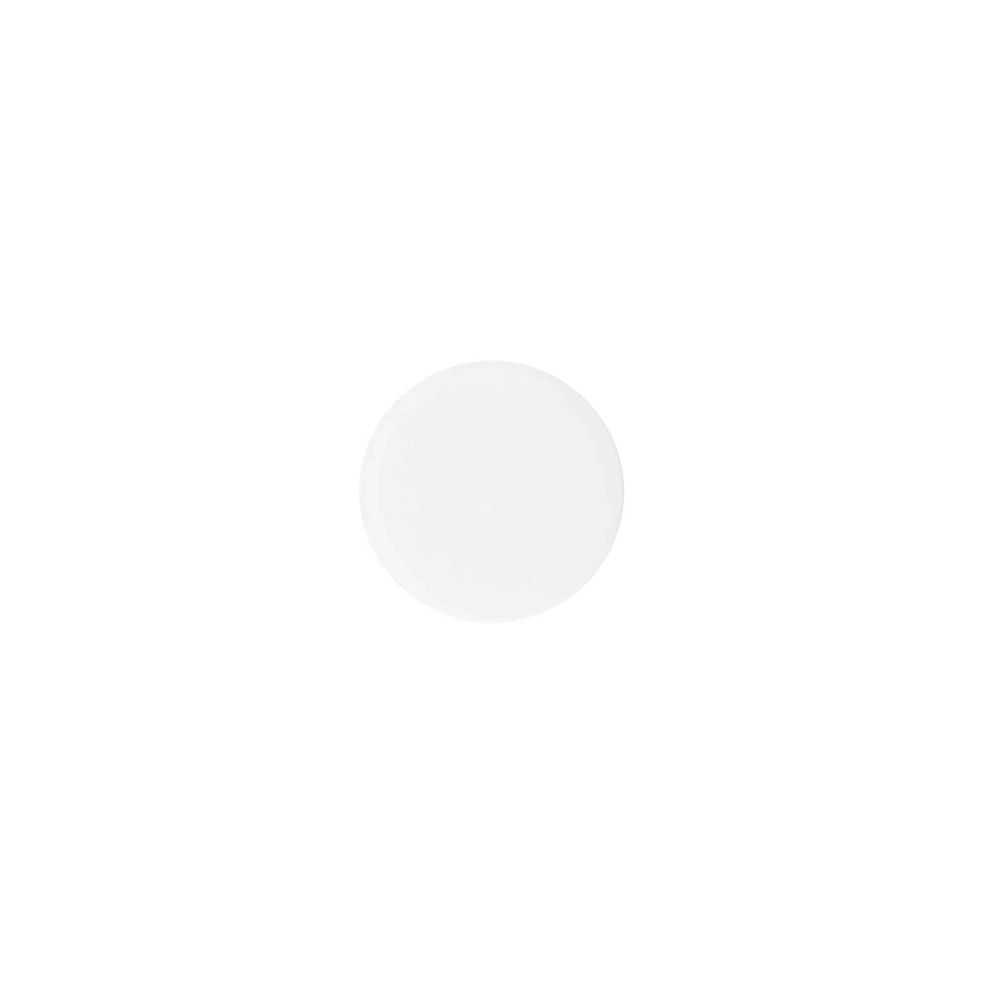Navojni zatvarač 'White Line' 12ml, PP plastika, bijela