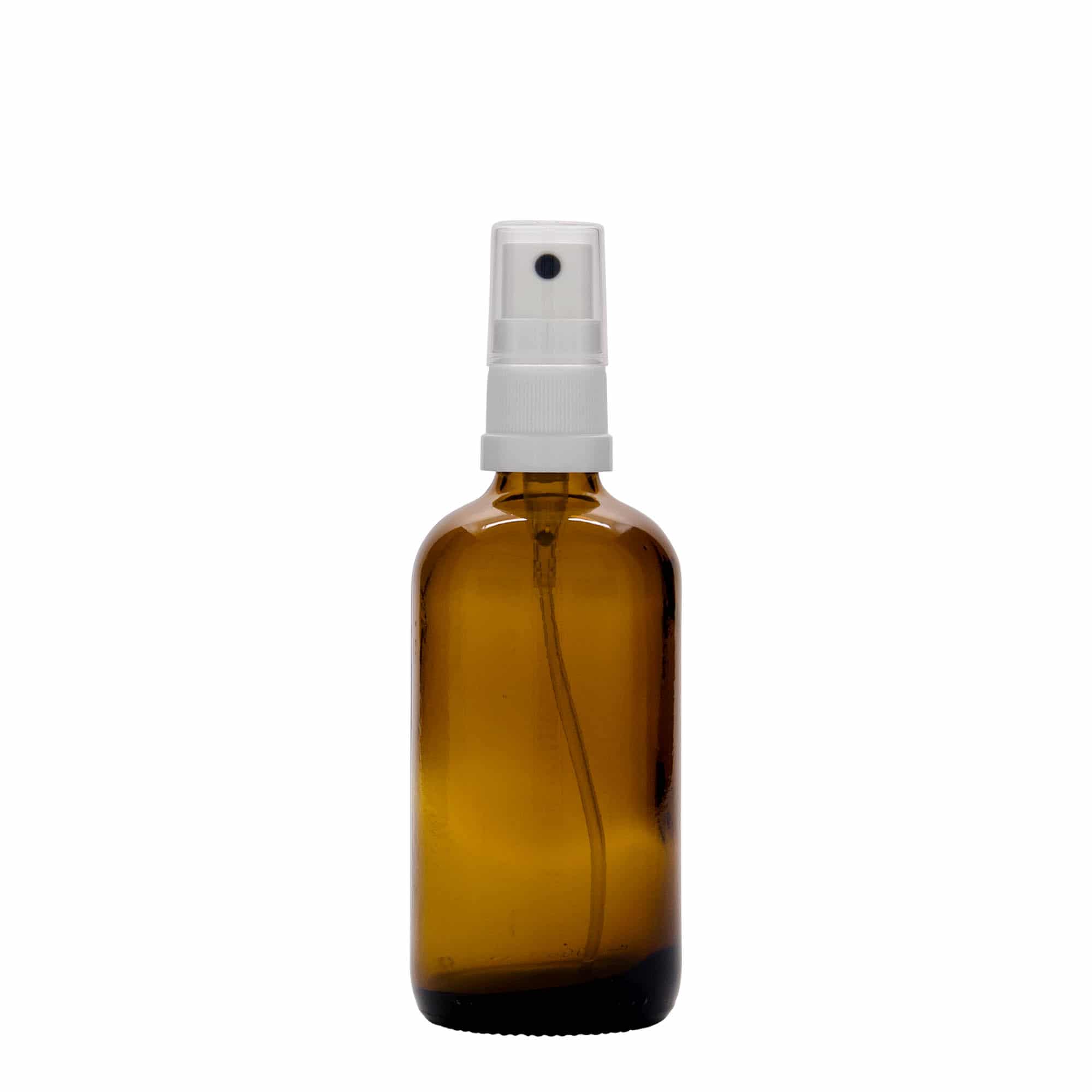 100 ml bočica za prskanje, medicinska, staklena, smeđa, grlo: DIN 18