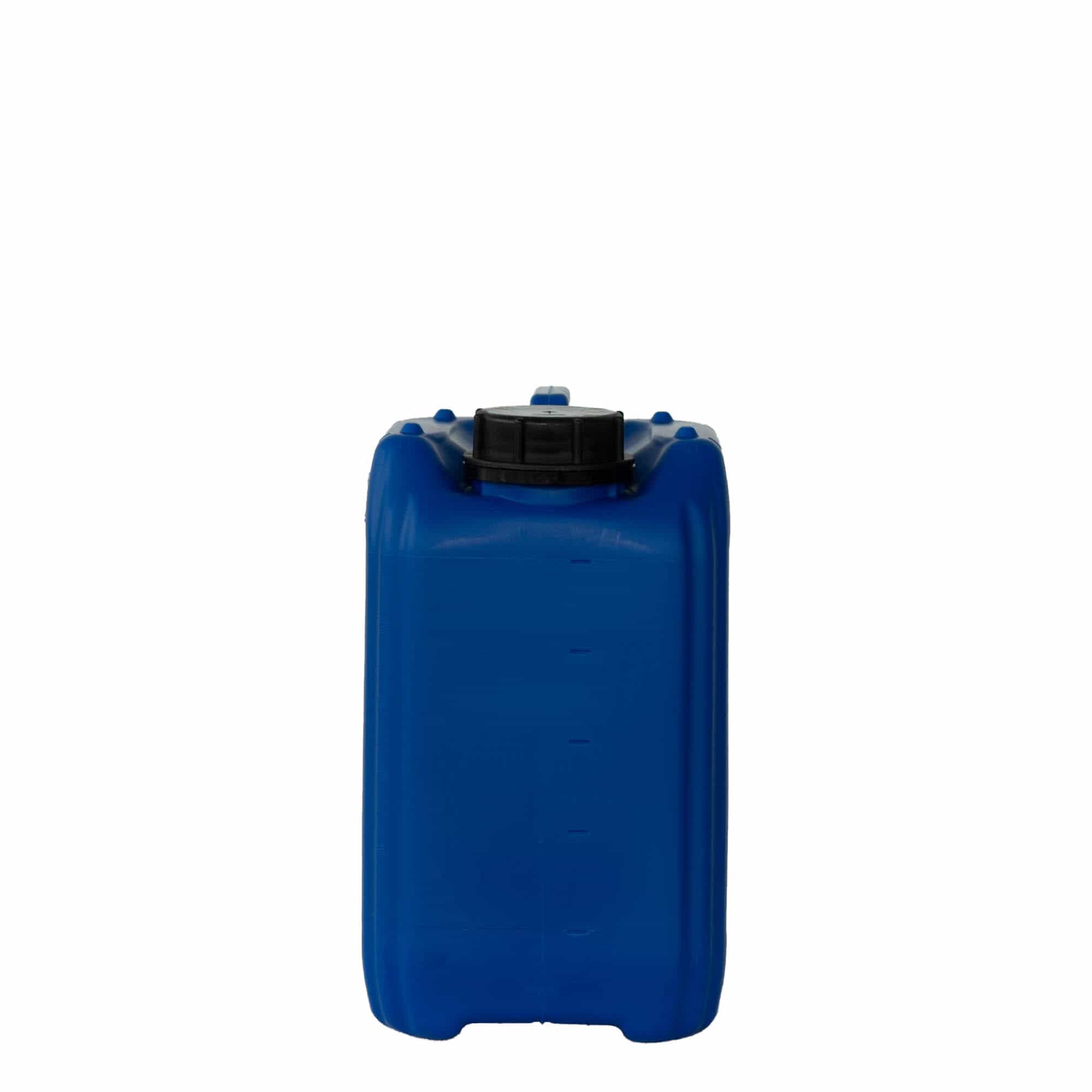 Kanister 5 l, kvadratni, HDPE plastika, plava, otvor: ND 55