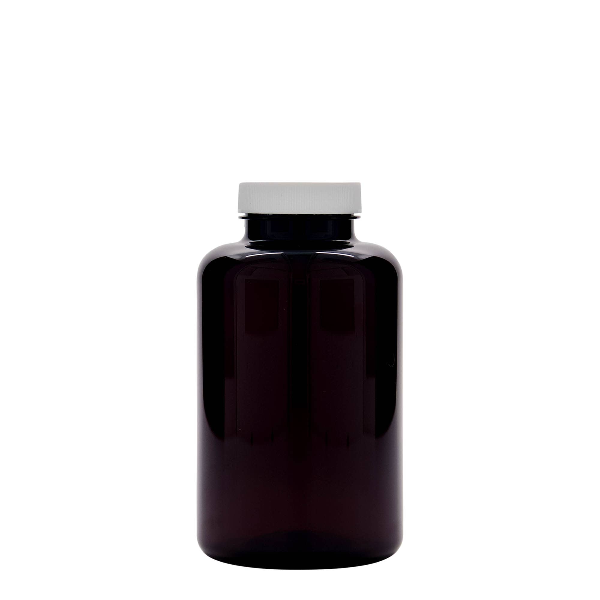 PET-Packer flaša 500 ml, plastika, smeđa, otvor: GPI 45/400