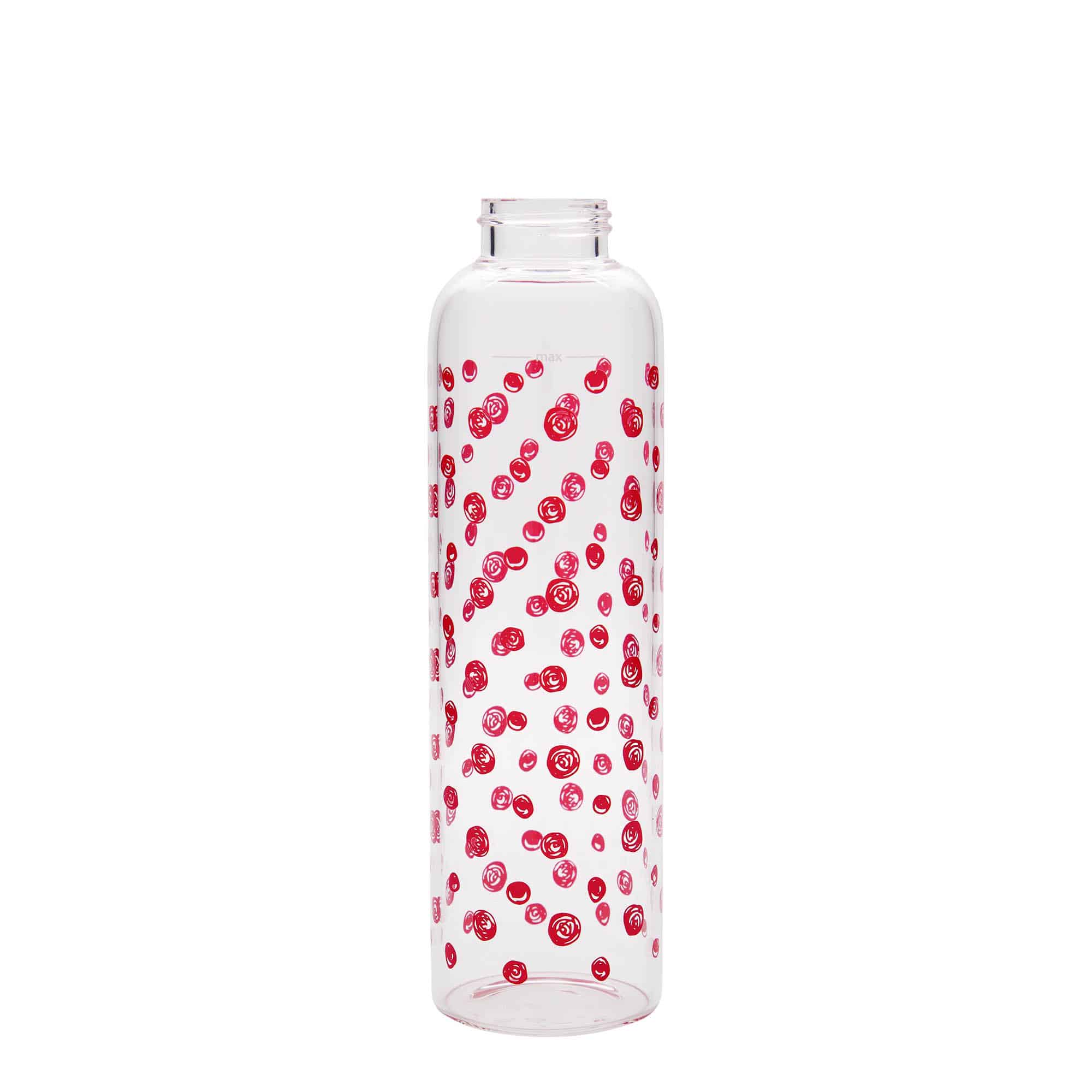 Flaša za piće 500 ml 'Perseus', motiv: Crvene tačke, otvor: Navojni zatvarač Flaša za piće 500 ml 'Perseus', motiv: Crvene tačke, otvor: Navojni zatvarač