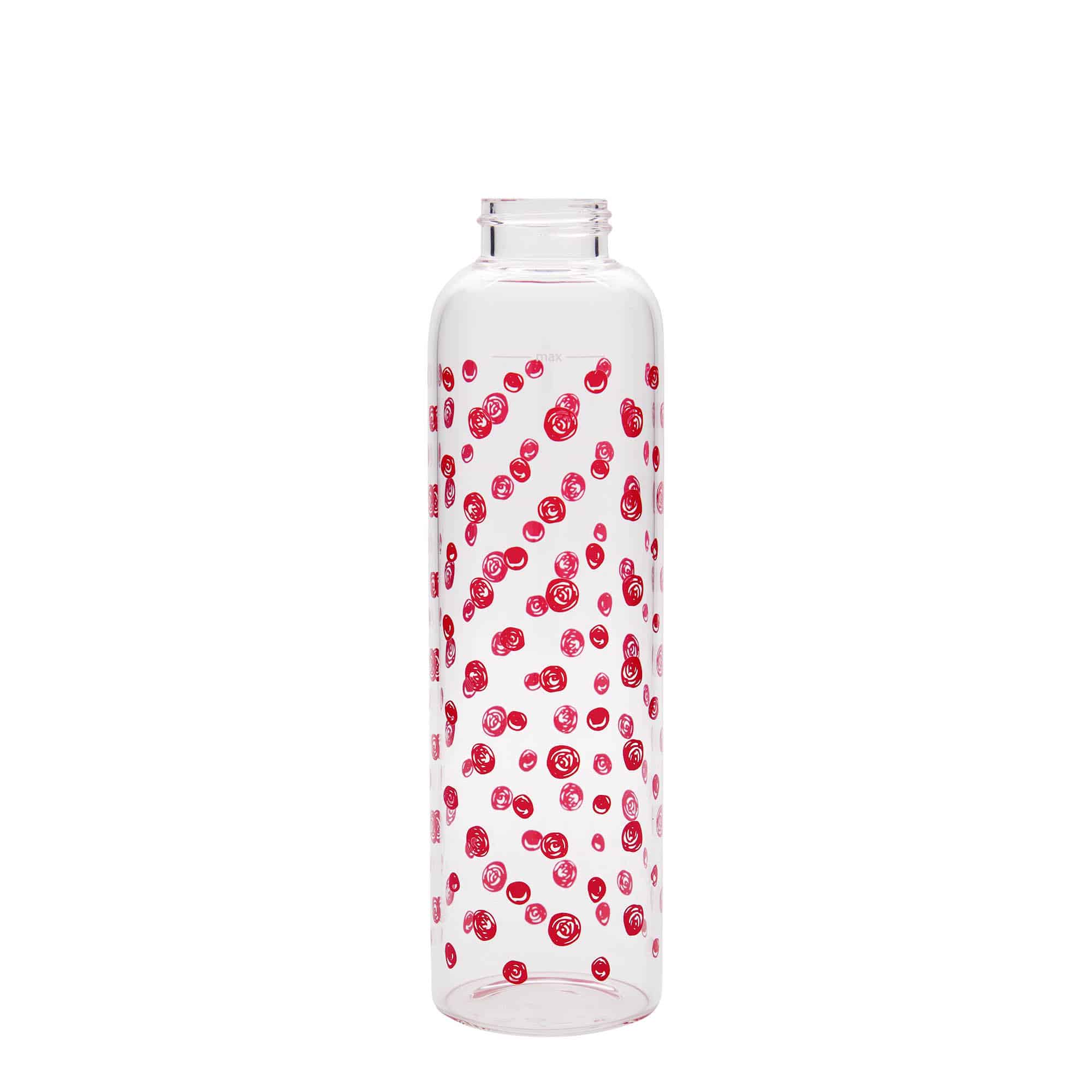 500 ml boca za piće 'Perseus - Crvene tačke', otvor: zatvarač na navoj