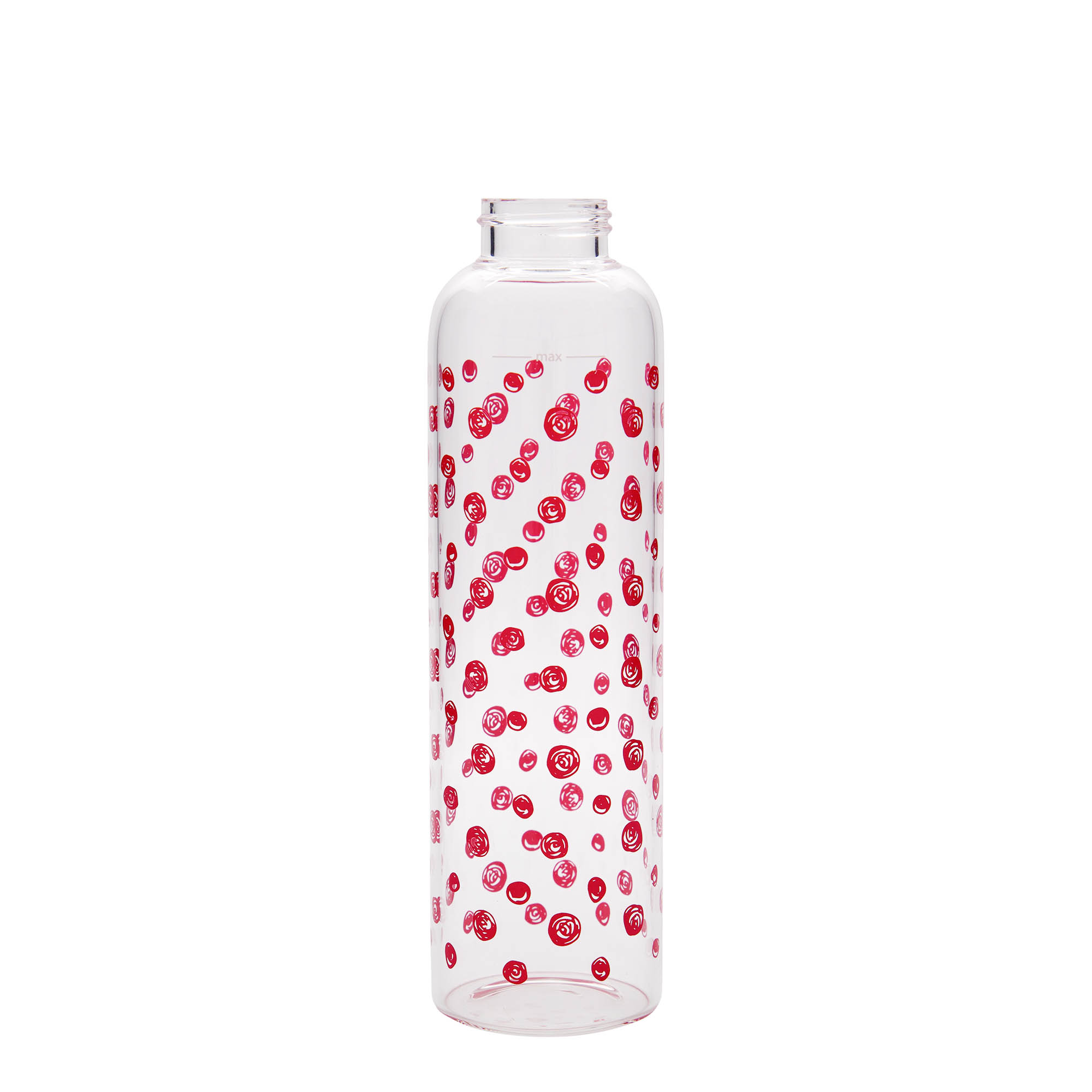 500 ml boca za piće 'Perseus - Crvene tačke', otvor: zatvarač na navoj 500 ml boca za piće 'Perseus - Crvene tačke', otvor: zatvarač na navoj