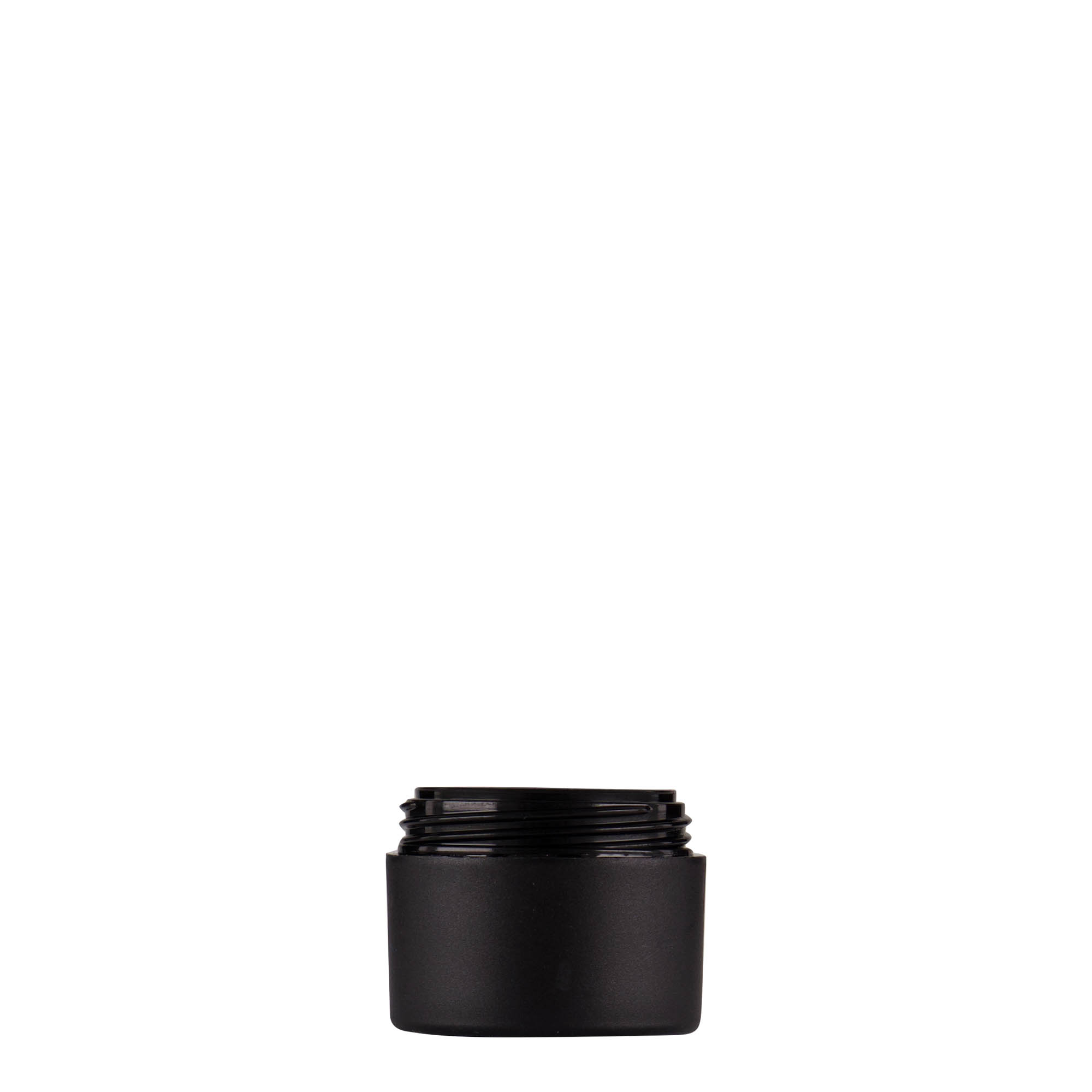 5 ml plastična posuda „Antonella“, PP, crna, otvor: navojni poklopac