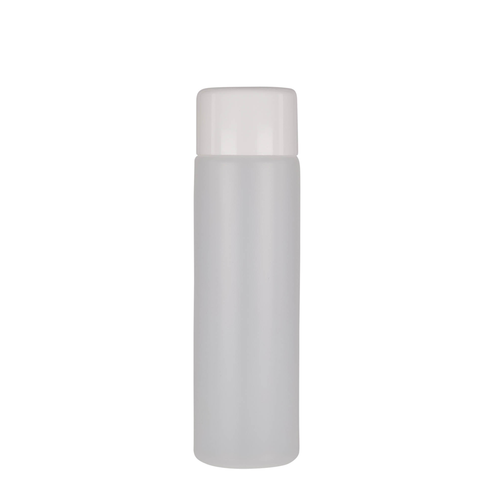 250 ml okrugla boca, PE-plastika, prirodna, otvor: navojni zatvarač
