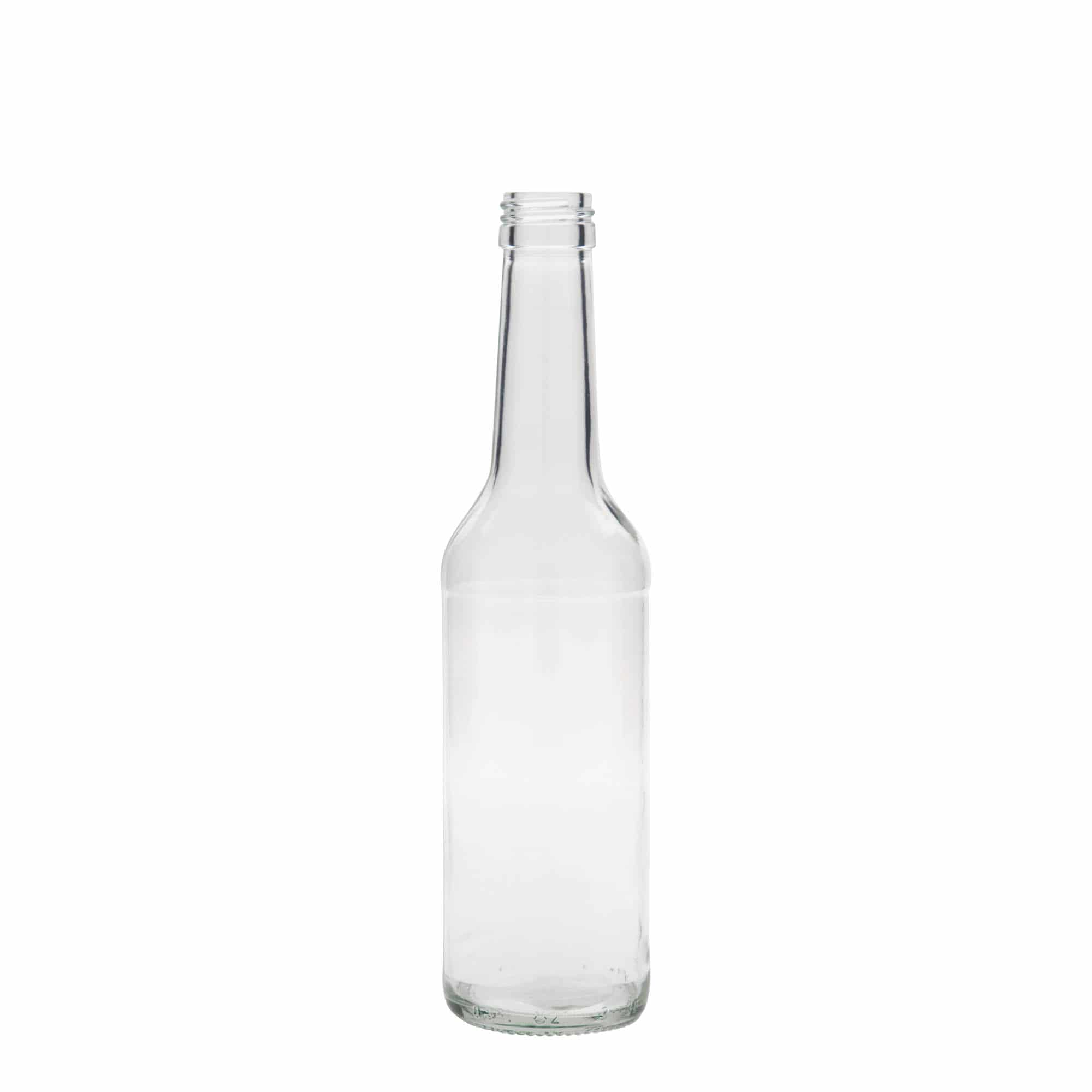 Staklena flaša sa ravnim vratom 350 ml, otvor: PP 28 Staklena flaša sa ravnim vratom 350 ml, otvor: PP 28