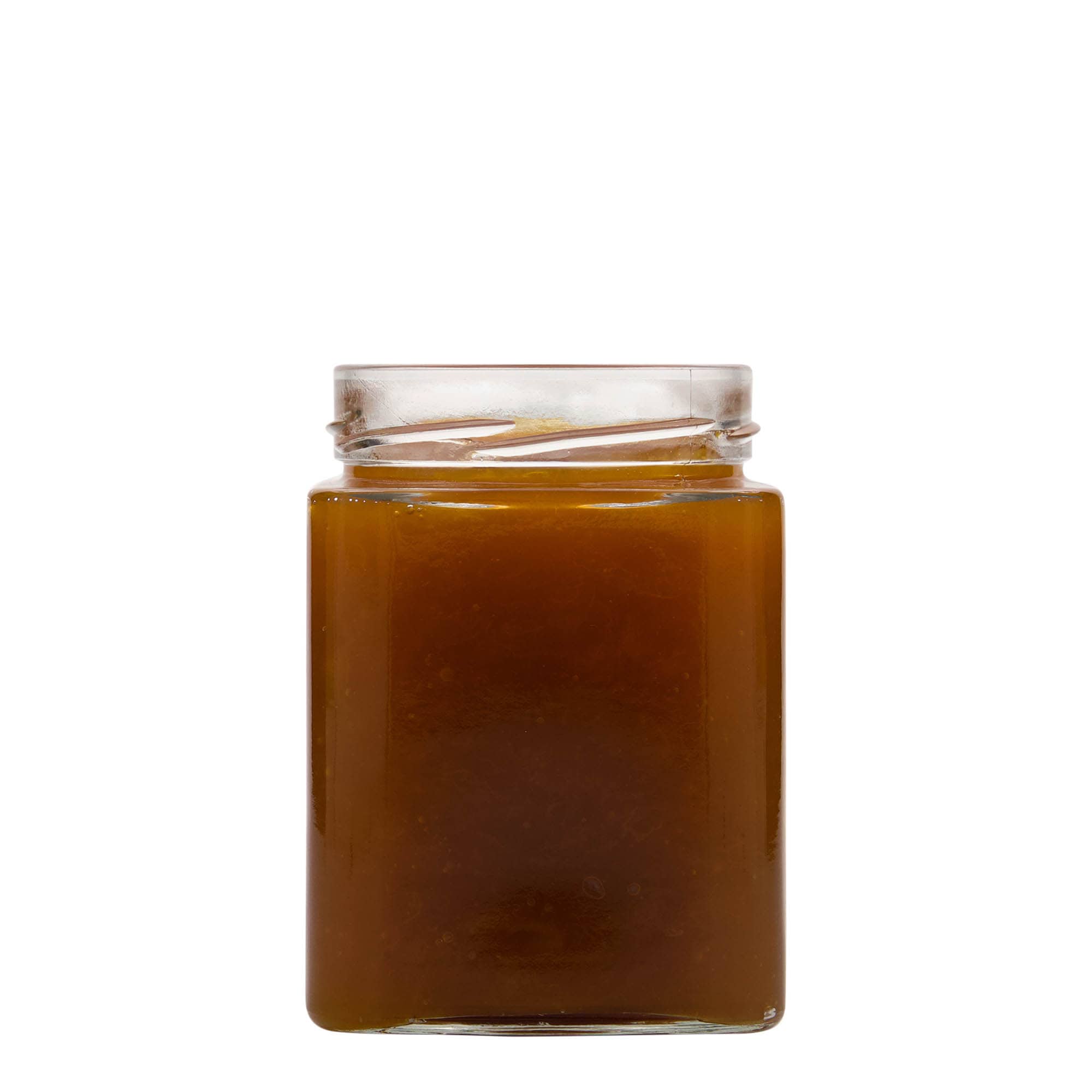 580 ml četvrtasto staklo 'Ikarus', grlo: Deep-Twist-Off (DTO 82)
