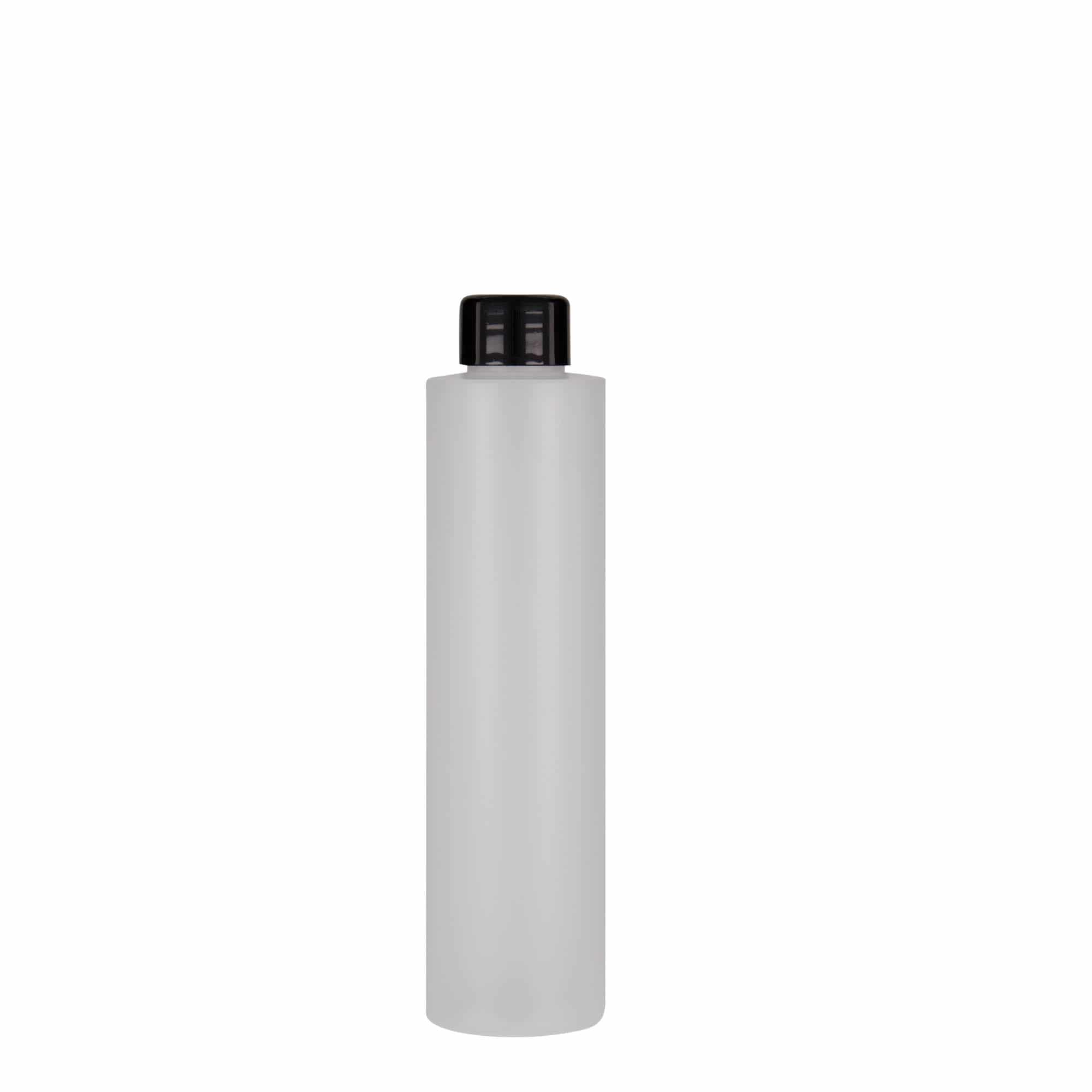 Plastična flaša 200 ml 'Pipe', HDPE, prirodna, otvor: GPI 24/410