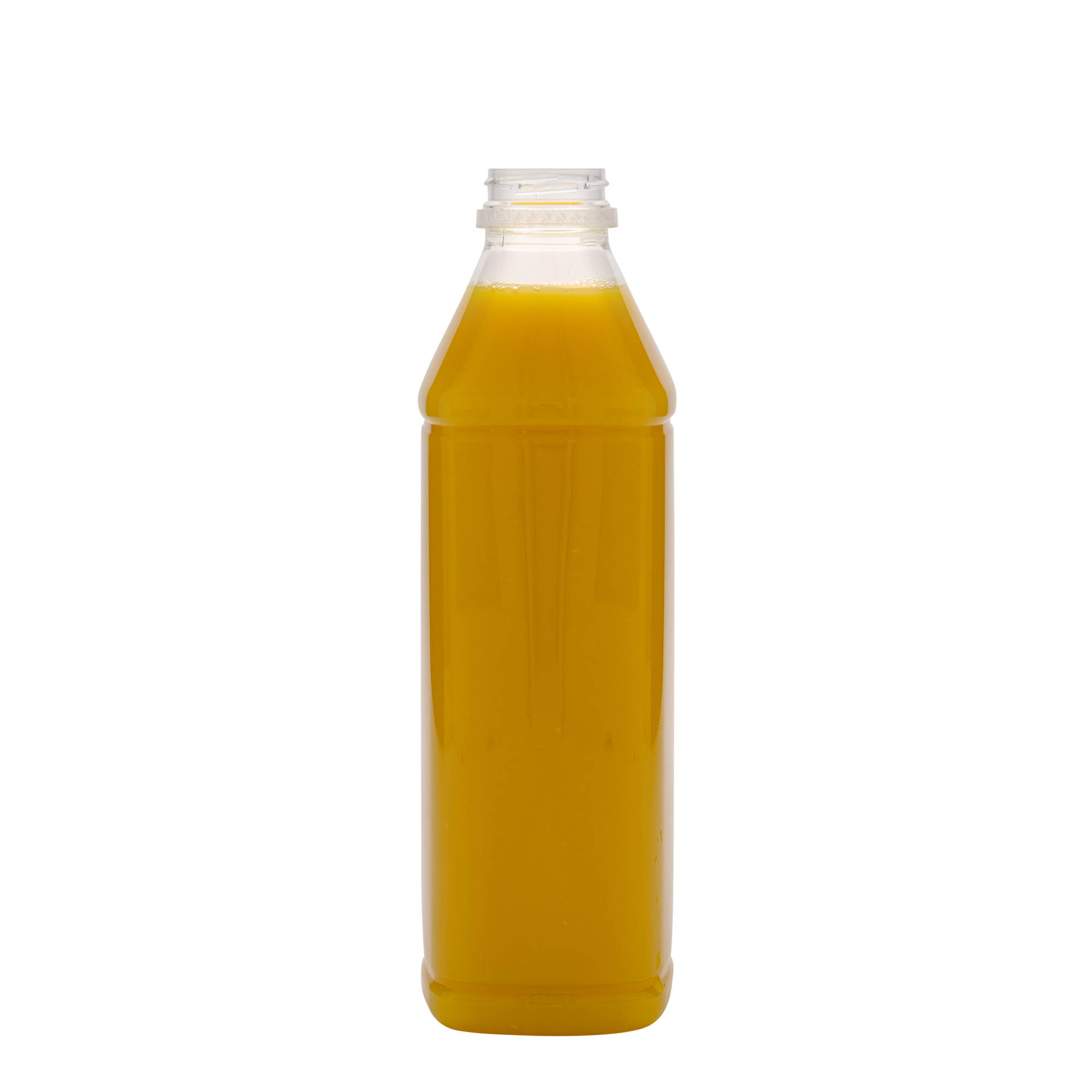 1.000 ml PET-boca 'Milk and Juice Carré', kvadratna, plastika, grlo: 38 mm