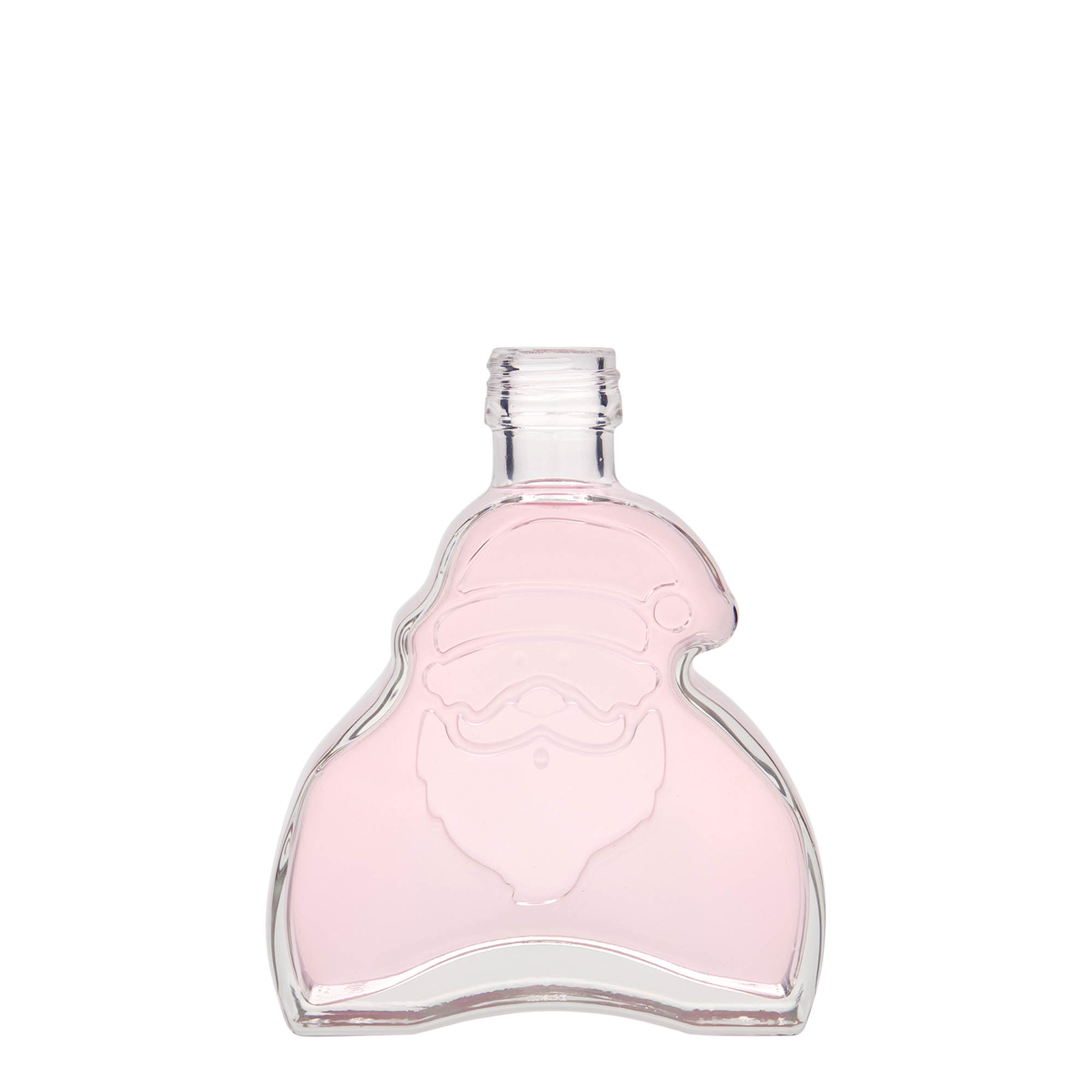 200 ml staklena boca 'Djed Mraz', grlo: PP 28