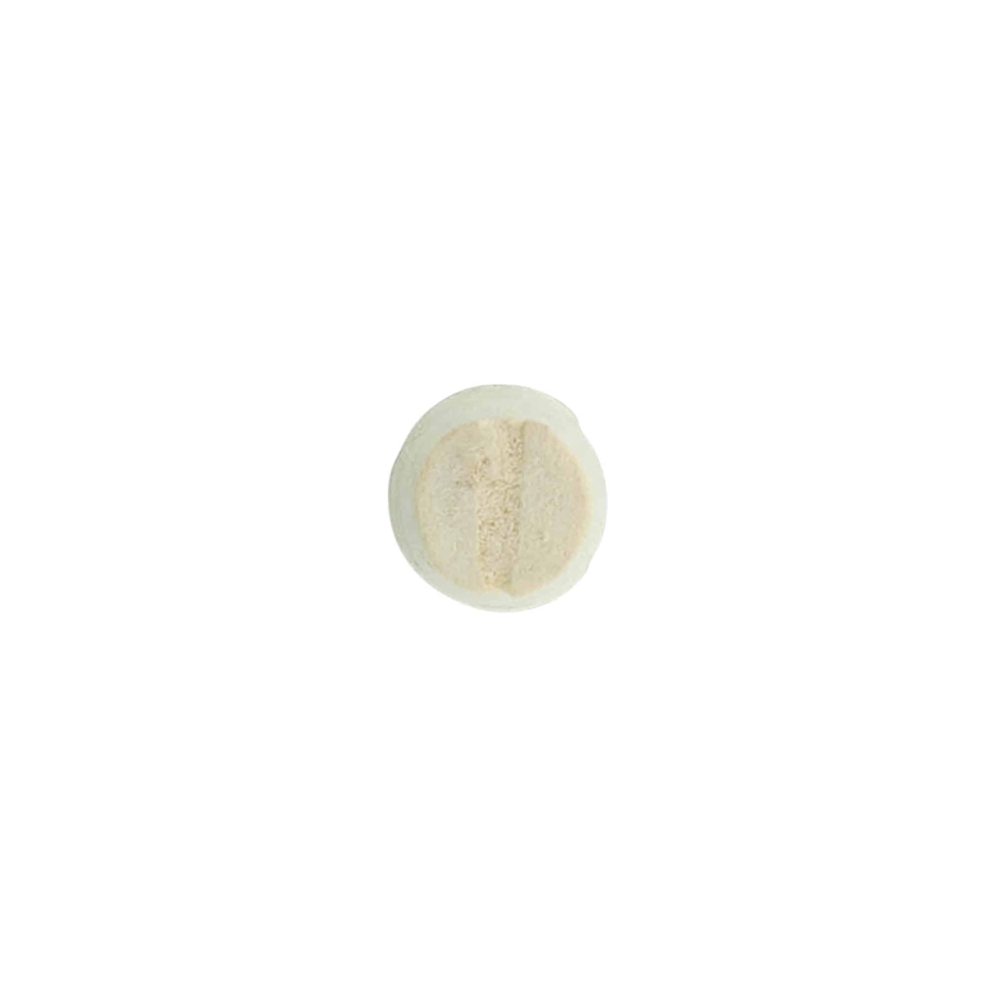 Špicasto pluto 9-12 x 22, prešano pluto, bež, za otvor: Pluto