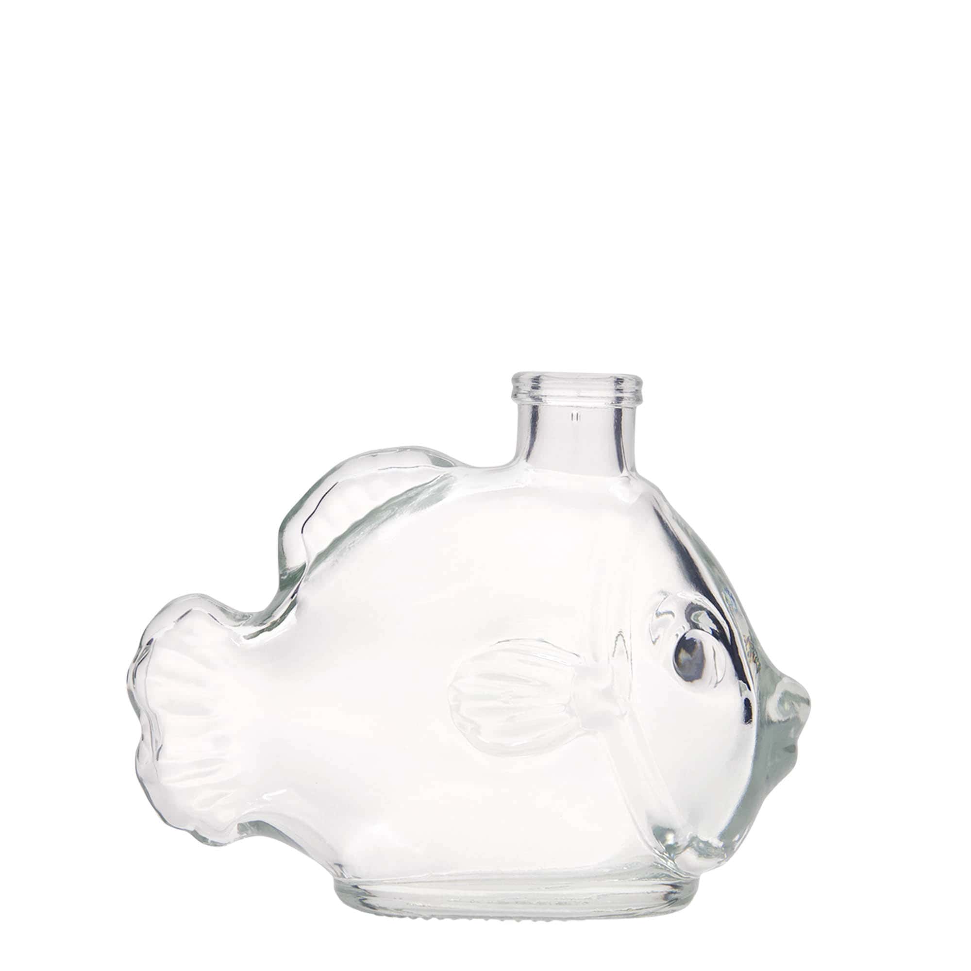 Staklena flaša 200 ml 'Riba', otvor: Pluto Staklena flaša 200 ml 'Riba', otvor: Pluto