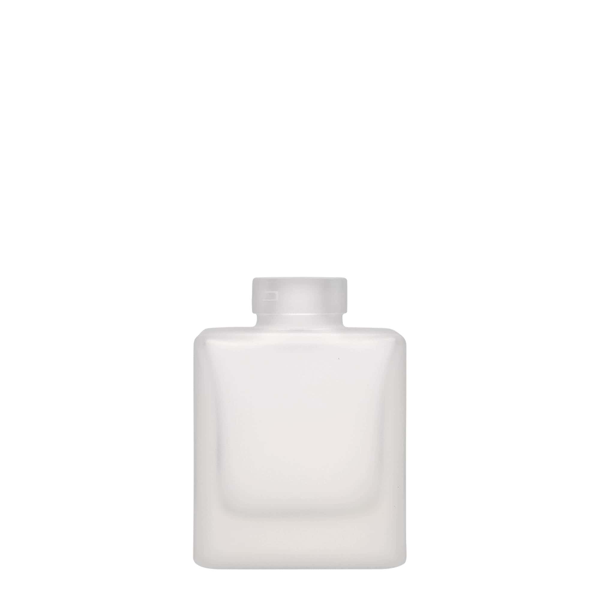100 ml staklena boca „Cube“, kvadratna, zamrznuta, otvor: pluta