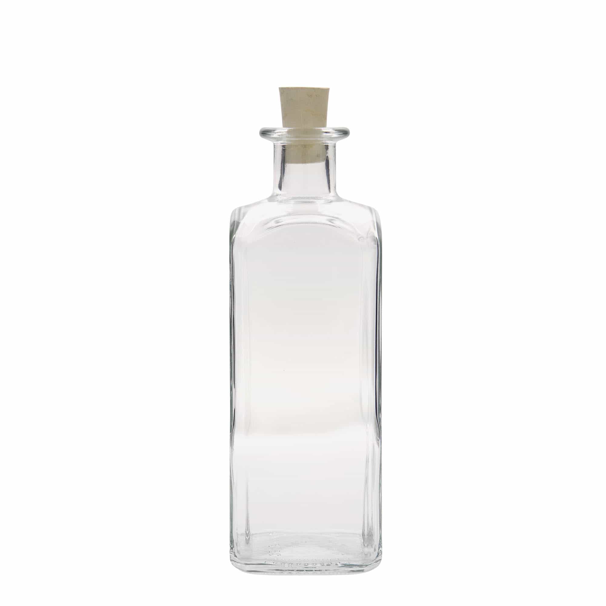 Apotekarska flaša 500 ml Carré, četvrtasto, otvor: Pluto