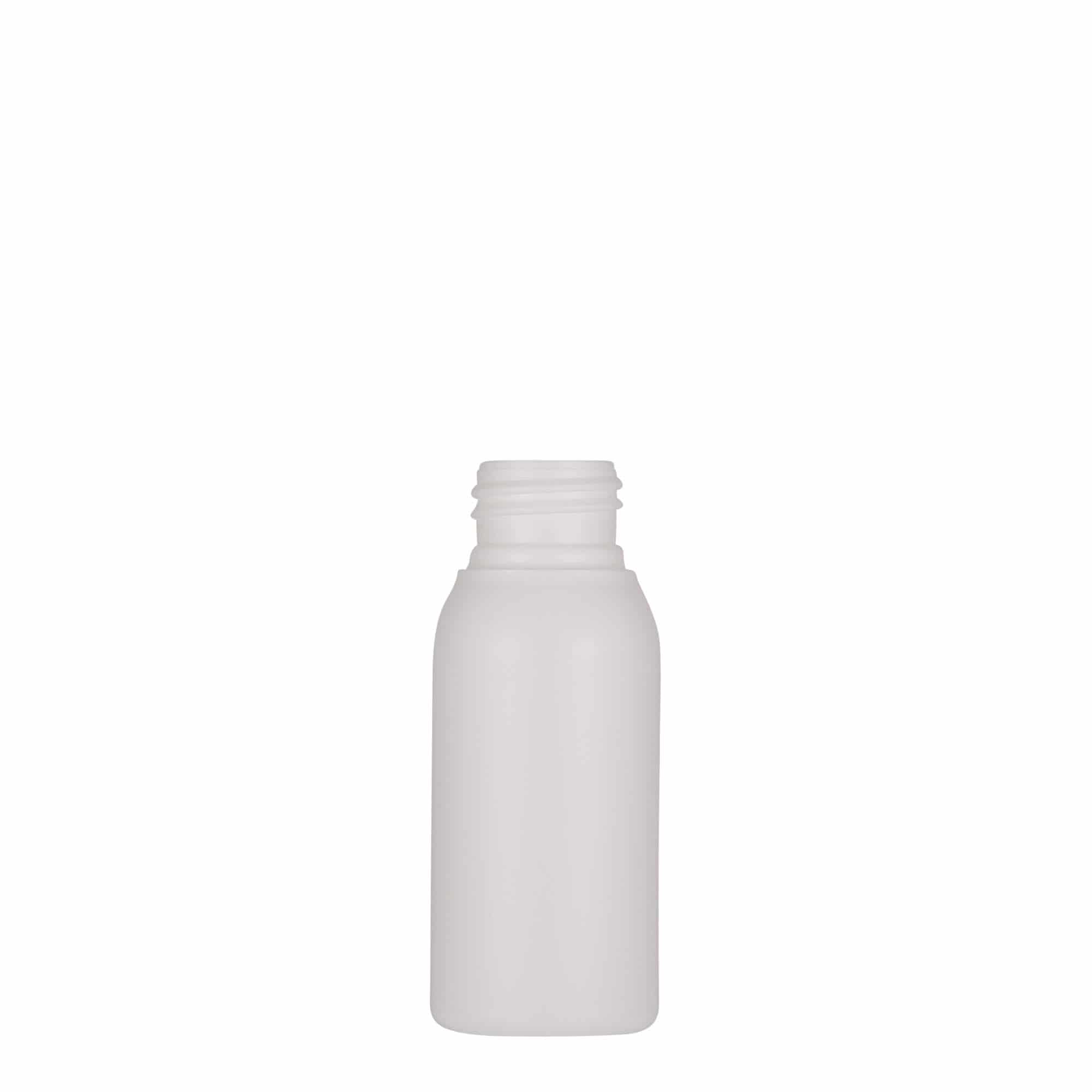 50 ml plastična bočica „Tuffy“, HDPE, bijela, grlo: 24/410