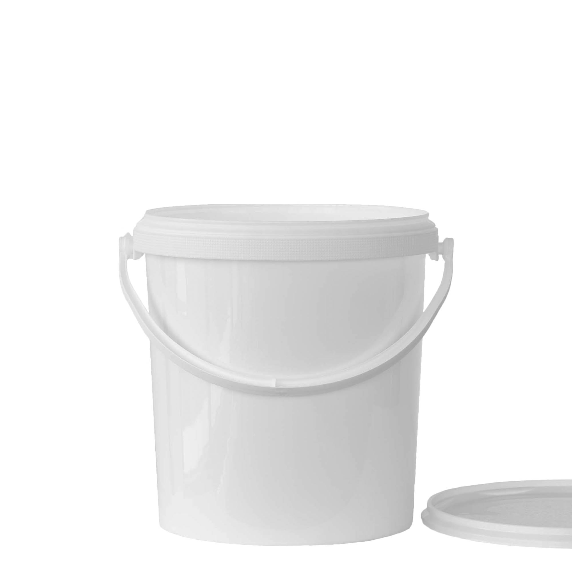 6 l kanta, PP-plastika, bijela 6 l kanta, PP-plastika, bijela