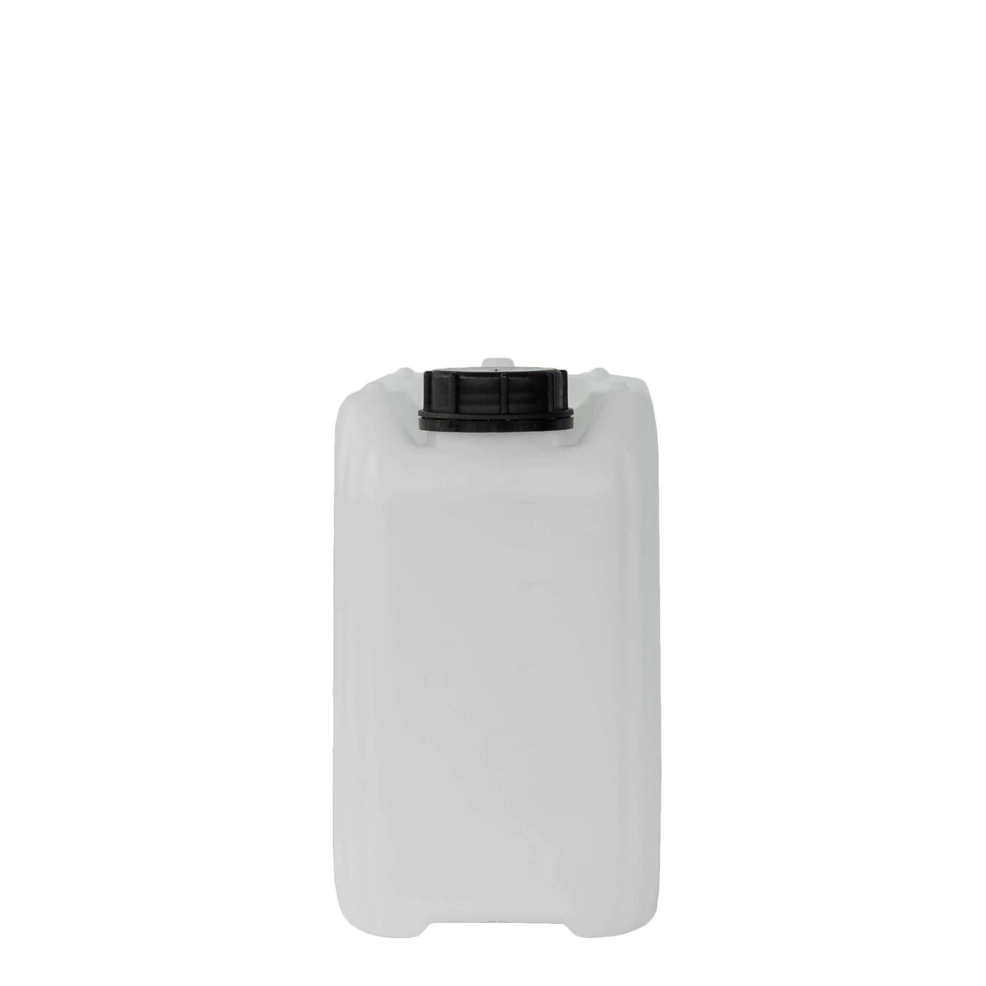 Kanister 5 l, kvadratni, HDPE plastika, prirodna, otvor: ND 55
