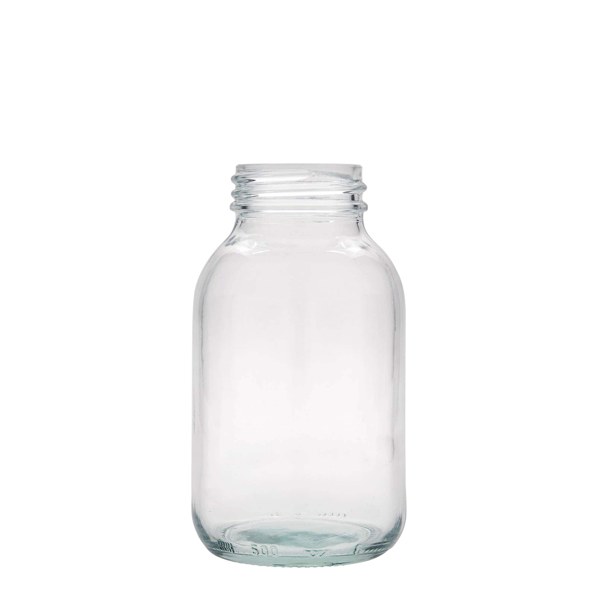 500 ml širokoumno staklo, otvor: DIN 55