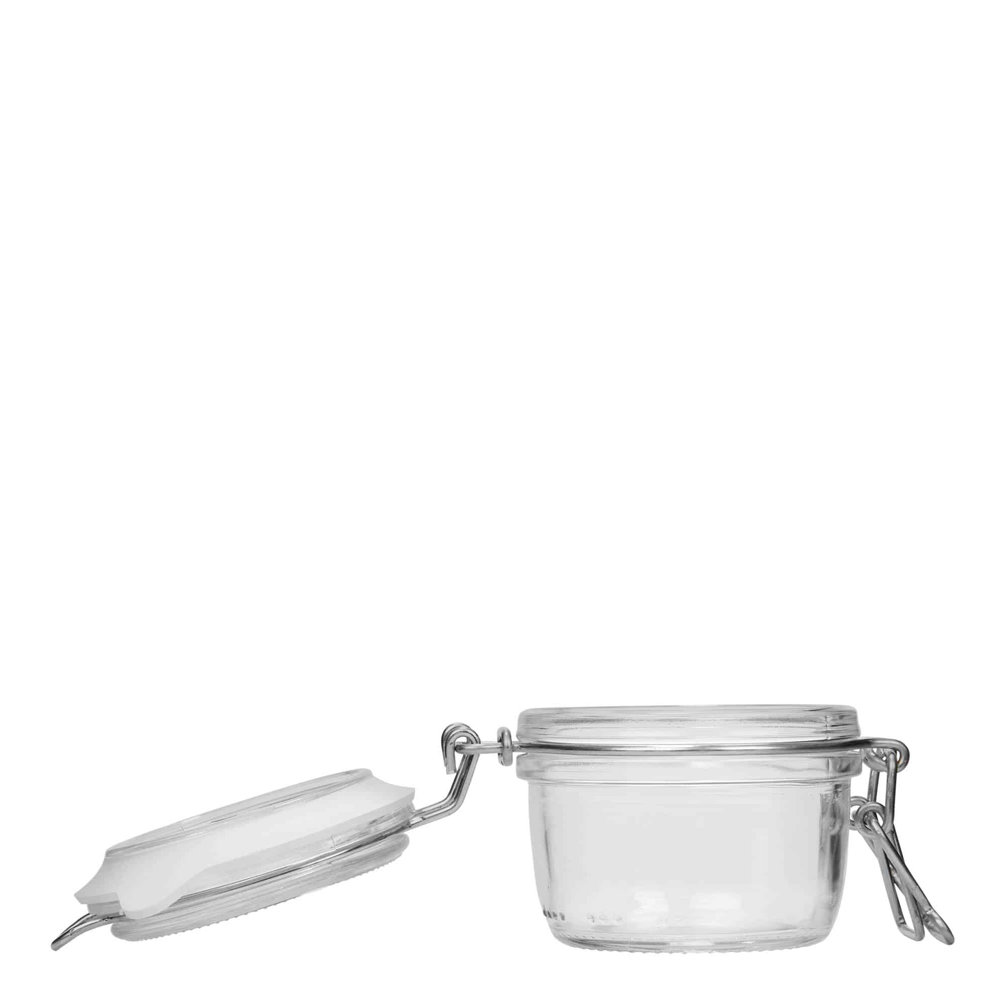 125 ml staklena tegla sa žičanim zatvaračem 'Fido', otvor: žičani zatvarač 125 ml staklena tegla sa žičanim zatvaračem 'Fido', otvor: žičani zatvarač