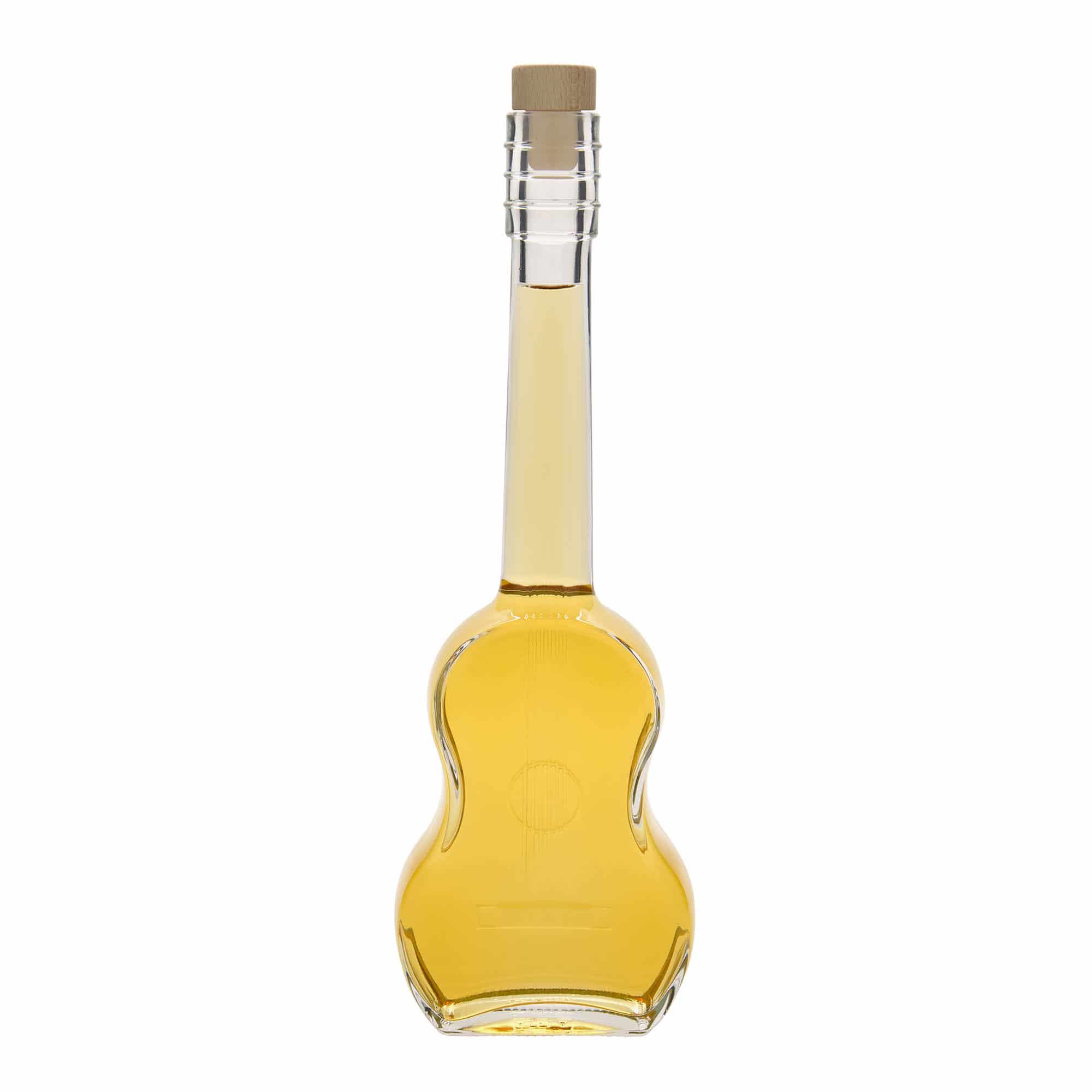 Staklena flaša 500 ml 'Gitara', otvor: Pluto