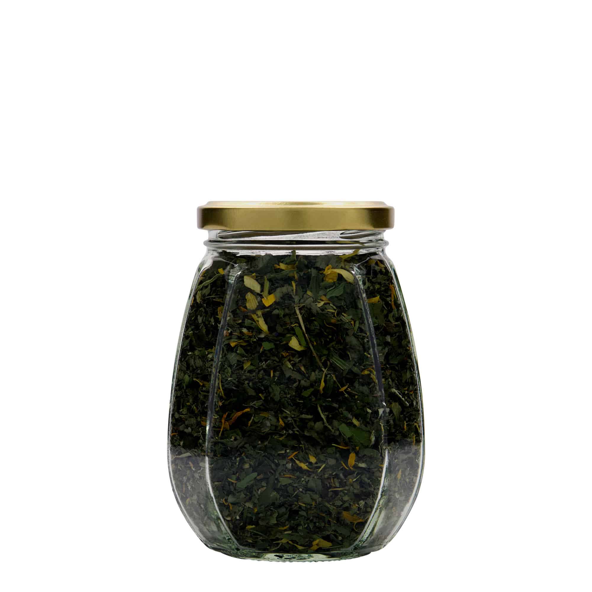 385 ml ukrasna tegla, šesterokutna, otvor: Twist-Off (TO 63)