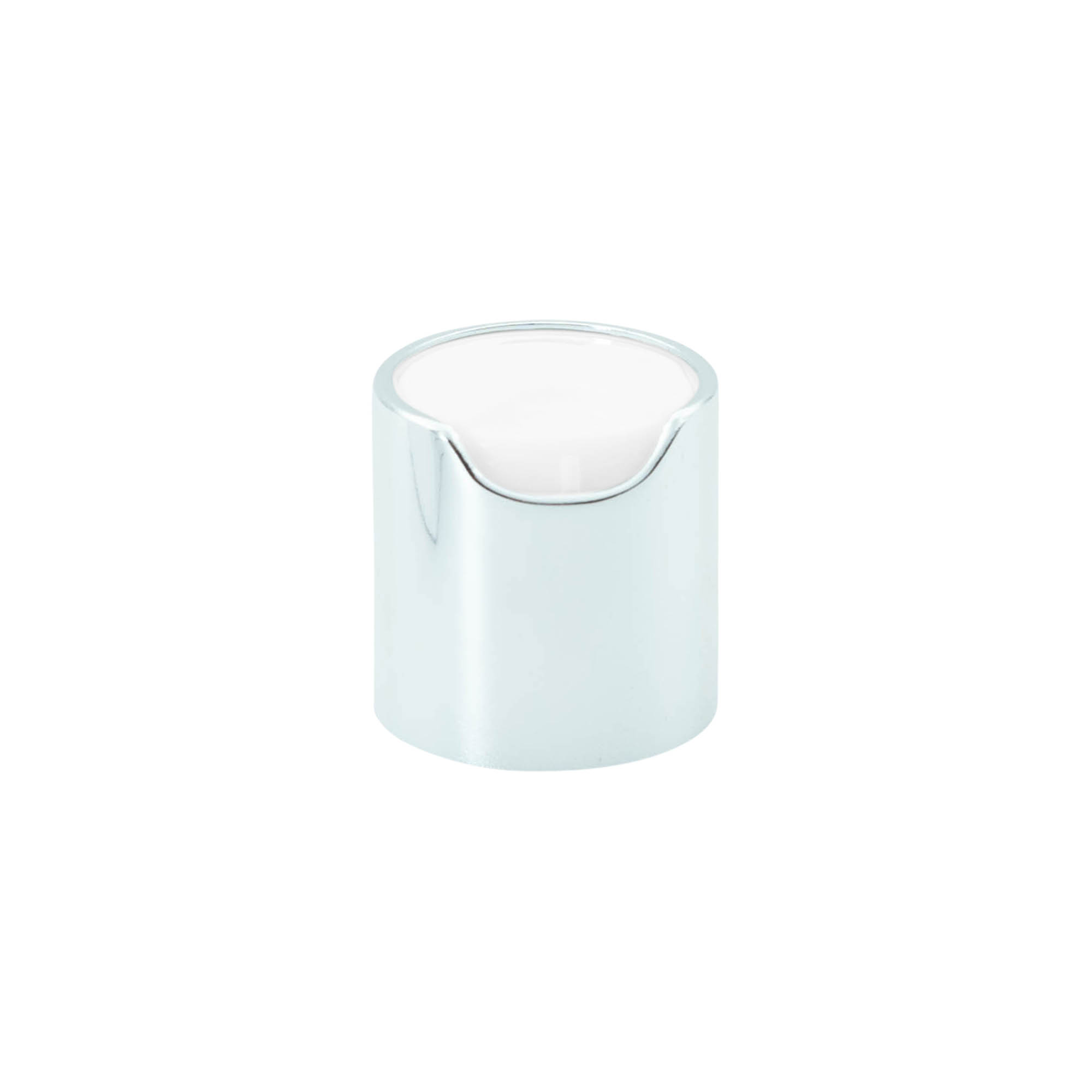 Zatvarač na navoj Disc Top, PP-plastika, srebrni, za grlo: 24/410 Zatvarač na navoj Disc Top, PP-plastika, srebrni, za grlo: 24/410